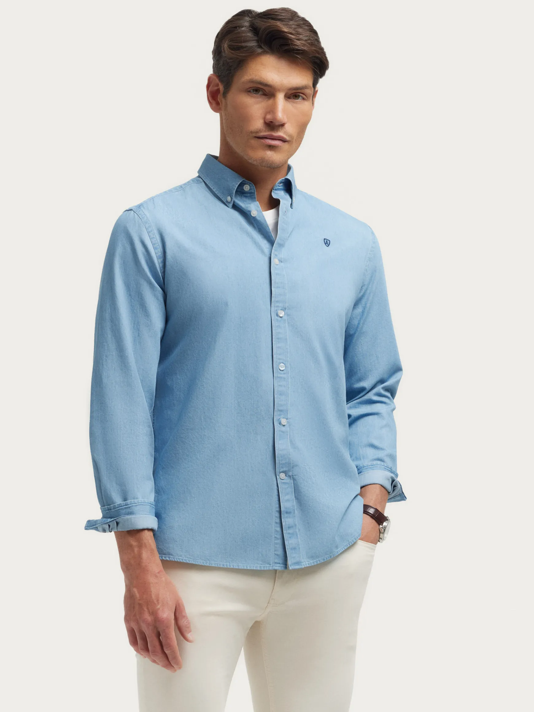 CAMISA DENIM B.DOWN-Alvaro Moreno Best