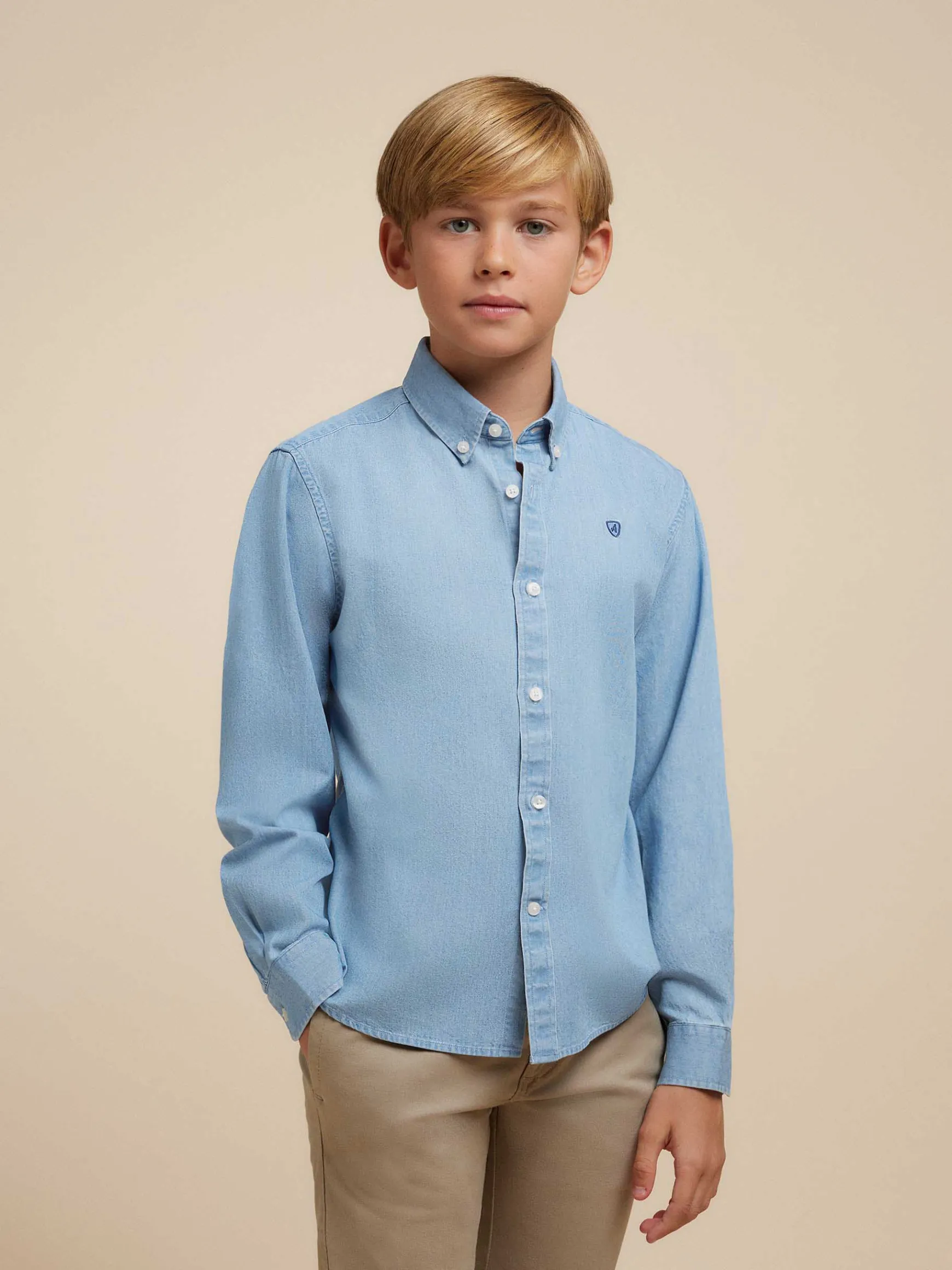 CAMISA DENIM KIDS-Alvaro Moreno Sale