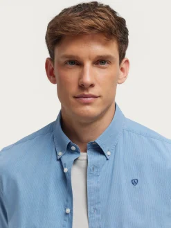 CAMISA DENIM RAYAS-Alvaro Moreno Online