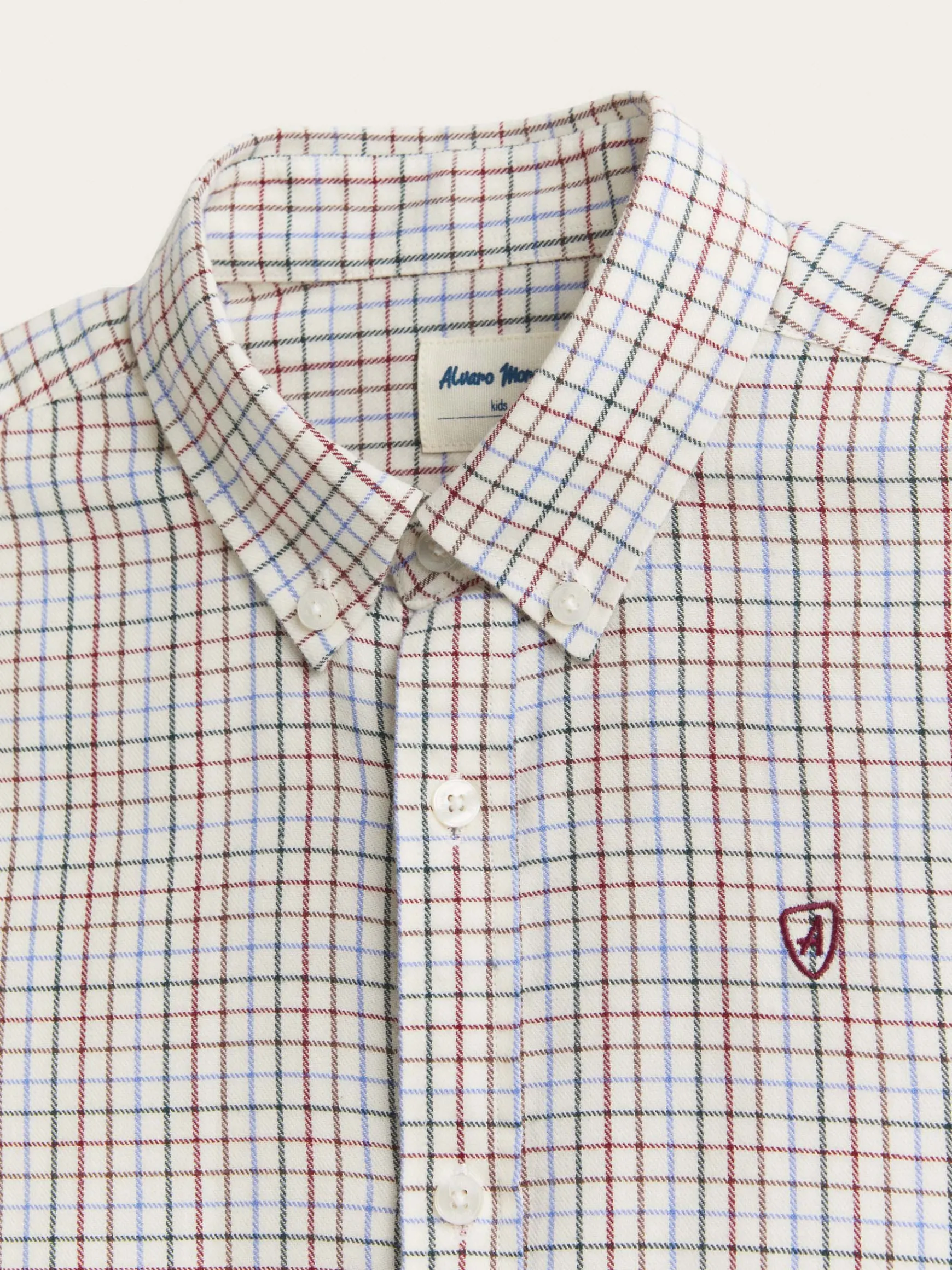 CAMISA FLANNEL CHECKS KIDS-Alvaro Moreno Outlet