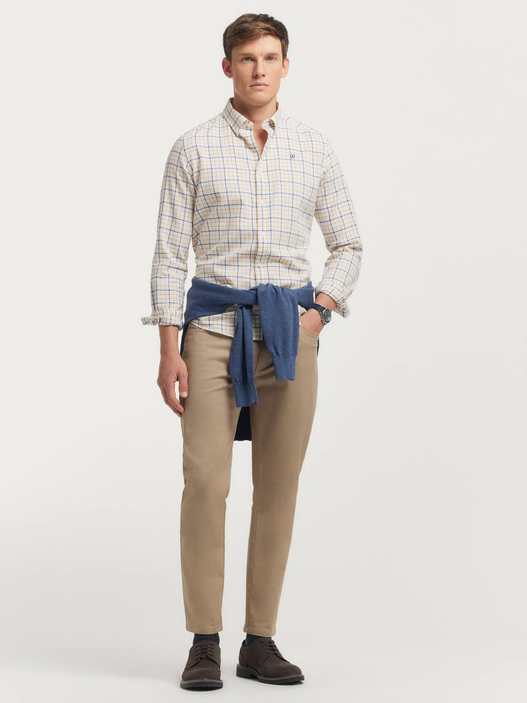 CAMISA FLANNEL CHECKS-Alvaro Moreno Hot