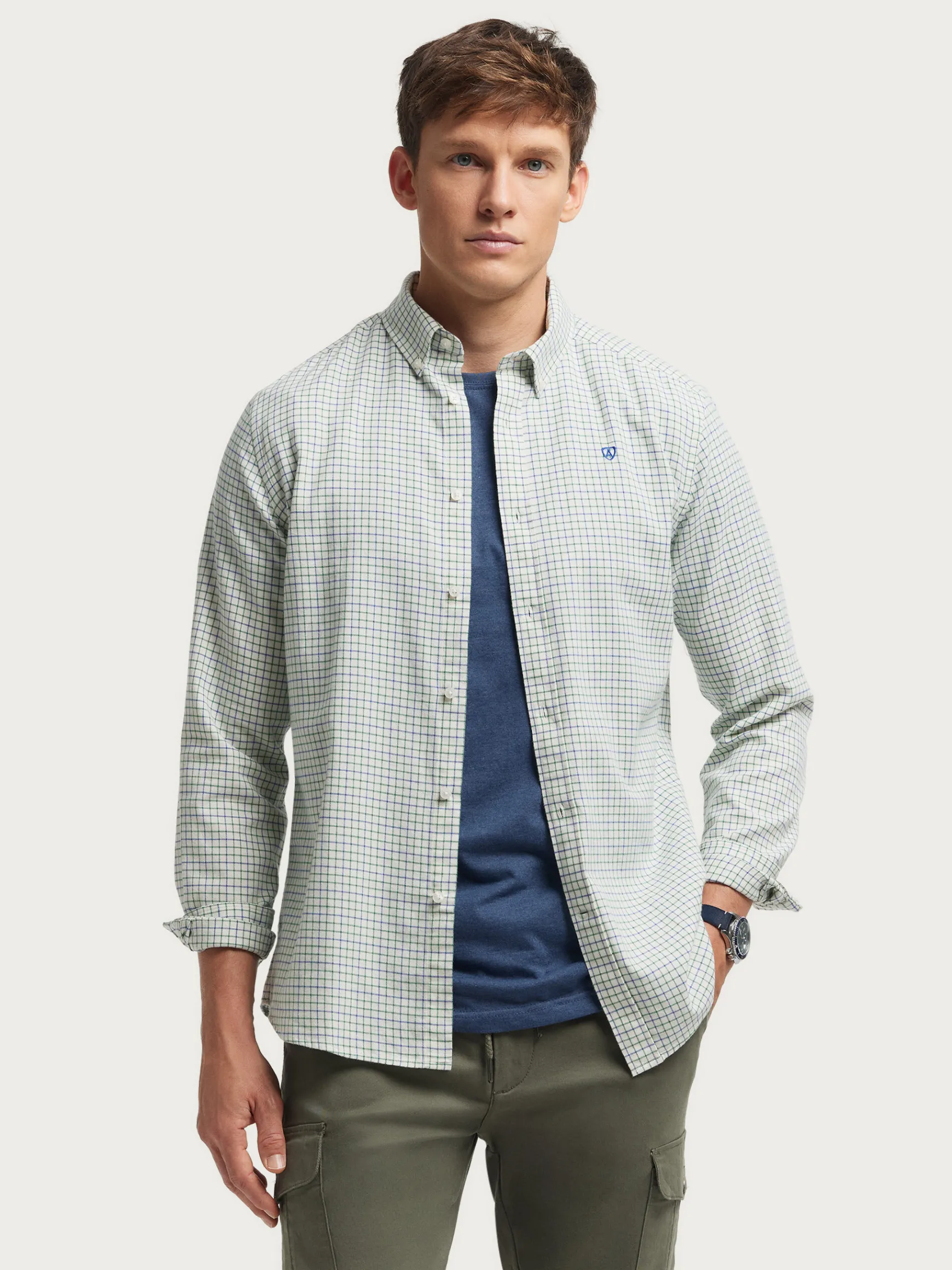 CAMISA FLANNEL CHECKS-Alvaro Moreno Discount