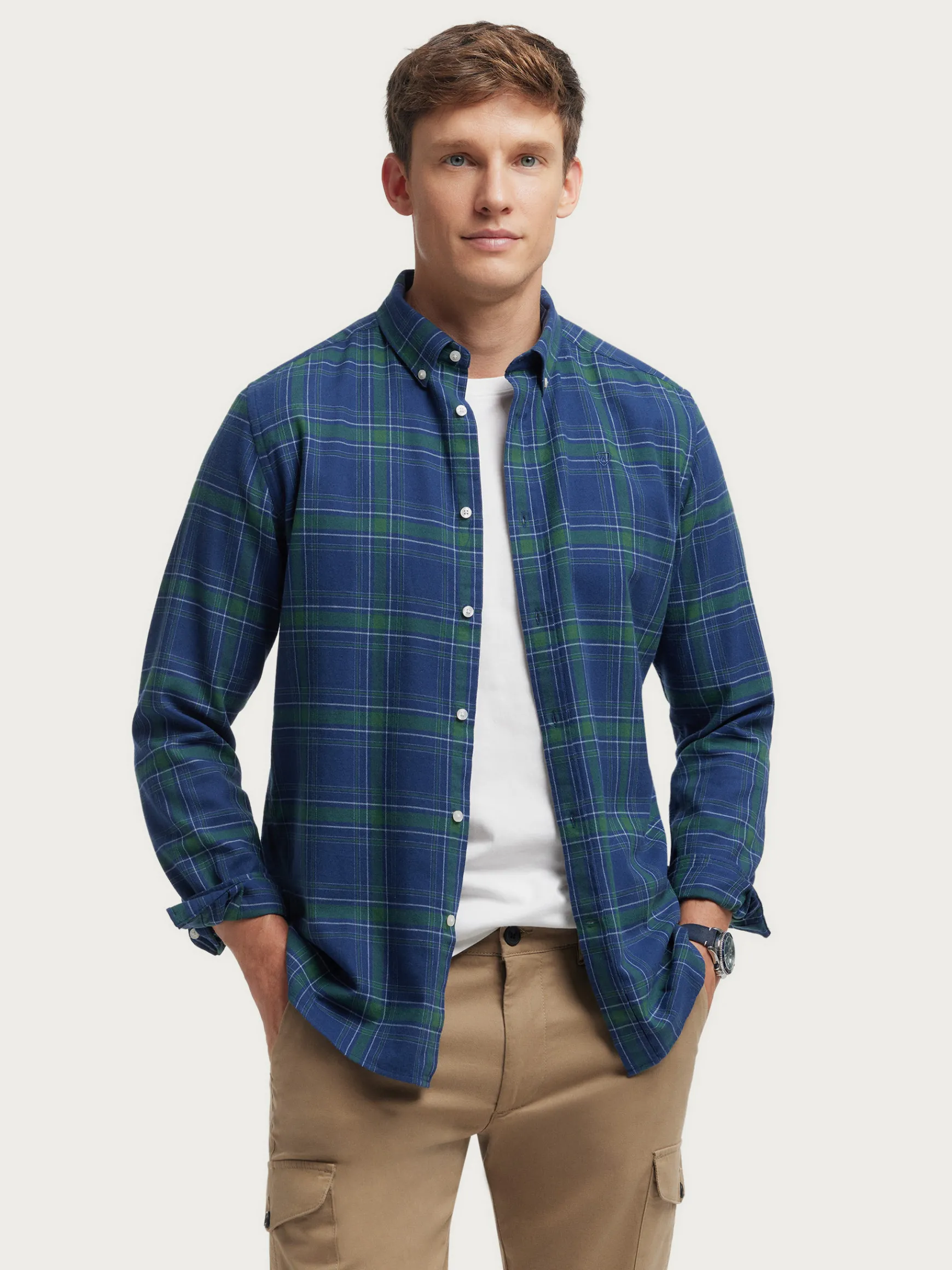 CAMISA FLANNEL TARTAN-Alvaro Moreno New