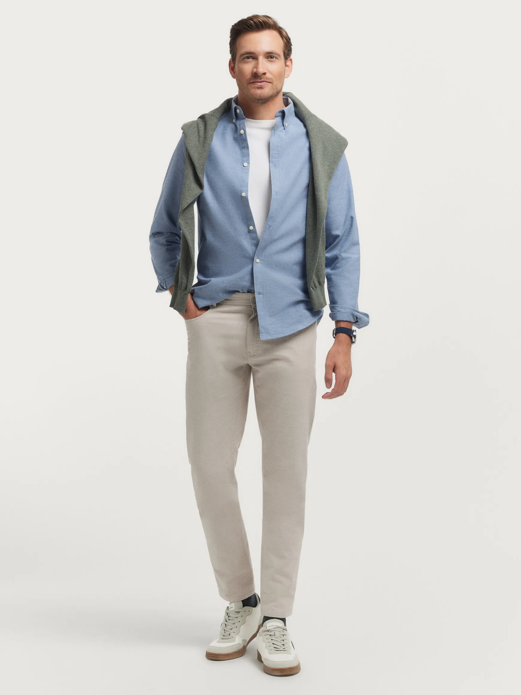 CAMISA FLANNEL TWILL-Alvaro Moreno Best