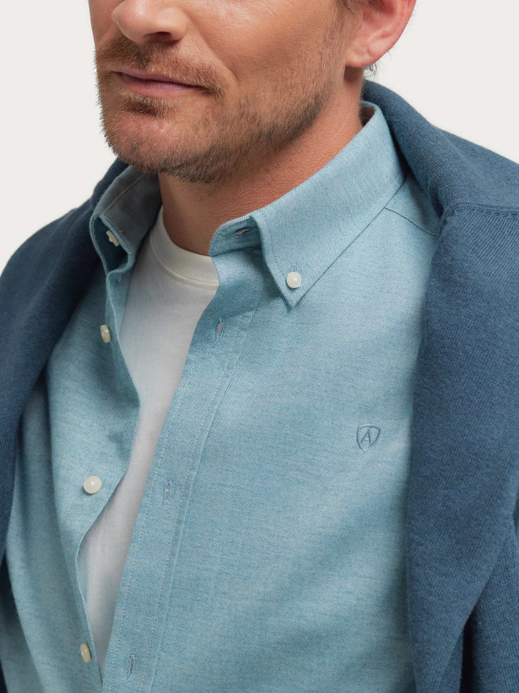 CAMISA FLANNEL TWILL-Alvaro Moreno Clearance