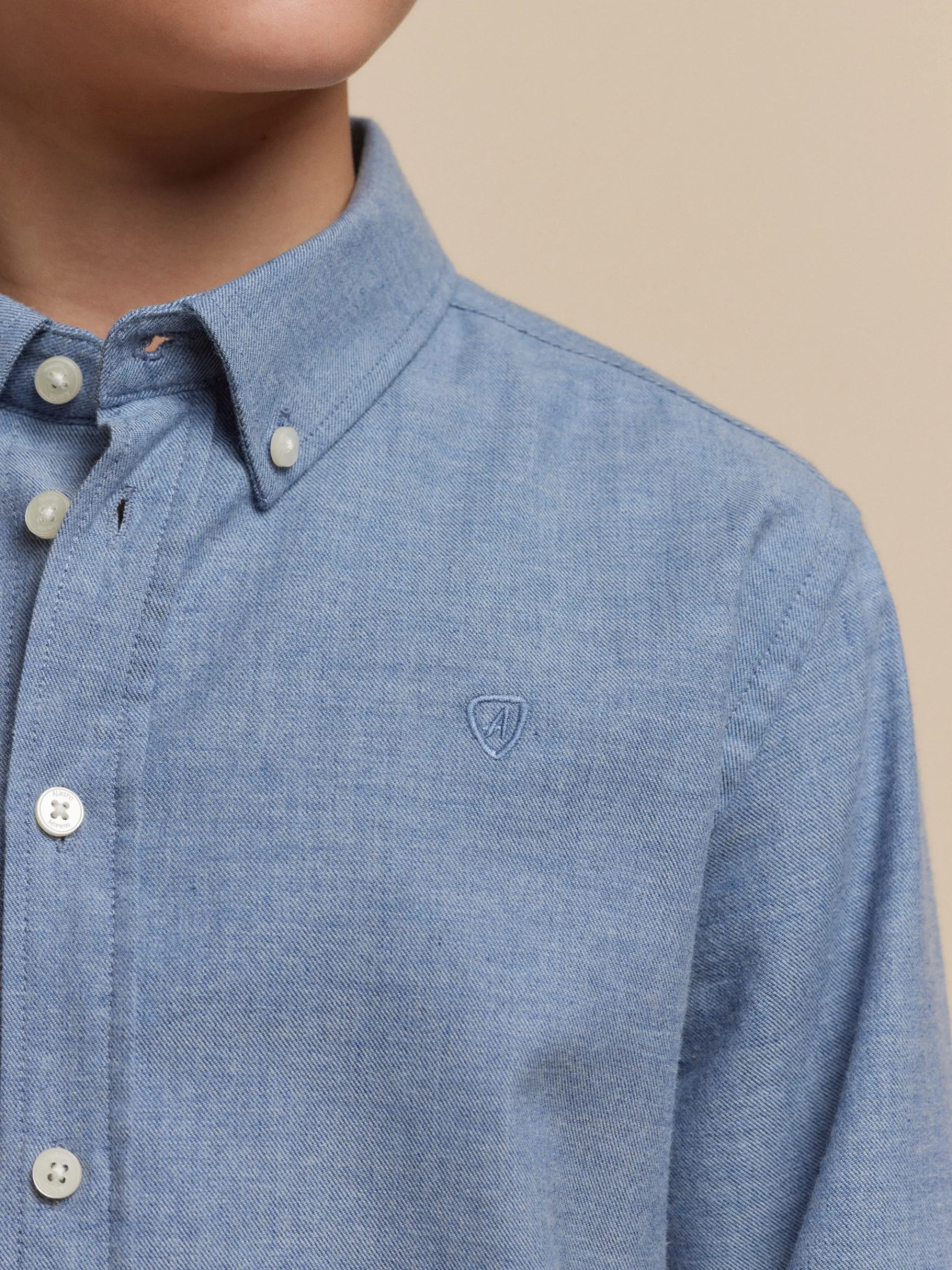 CAMISA FLANNEL TWILL KIDS-Alvaro Moreno