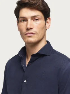 CAMISA MICROPANA JACK AZUL MARINO-Alvaro Moreno Sale