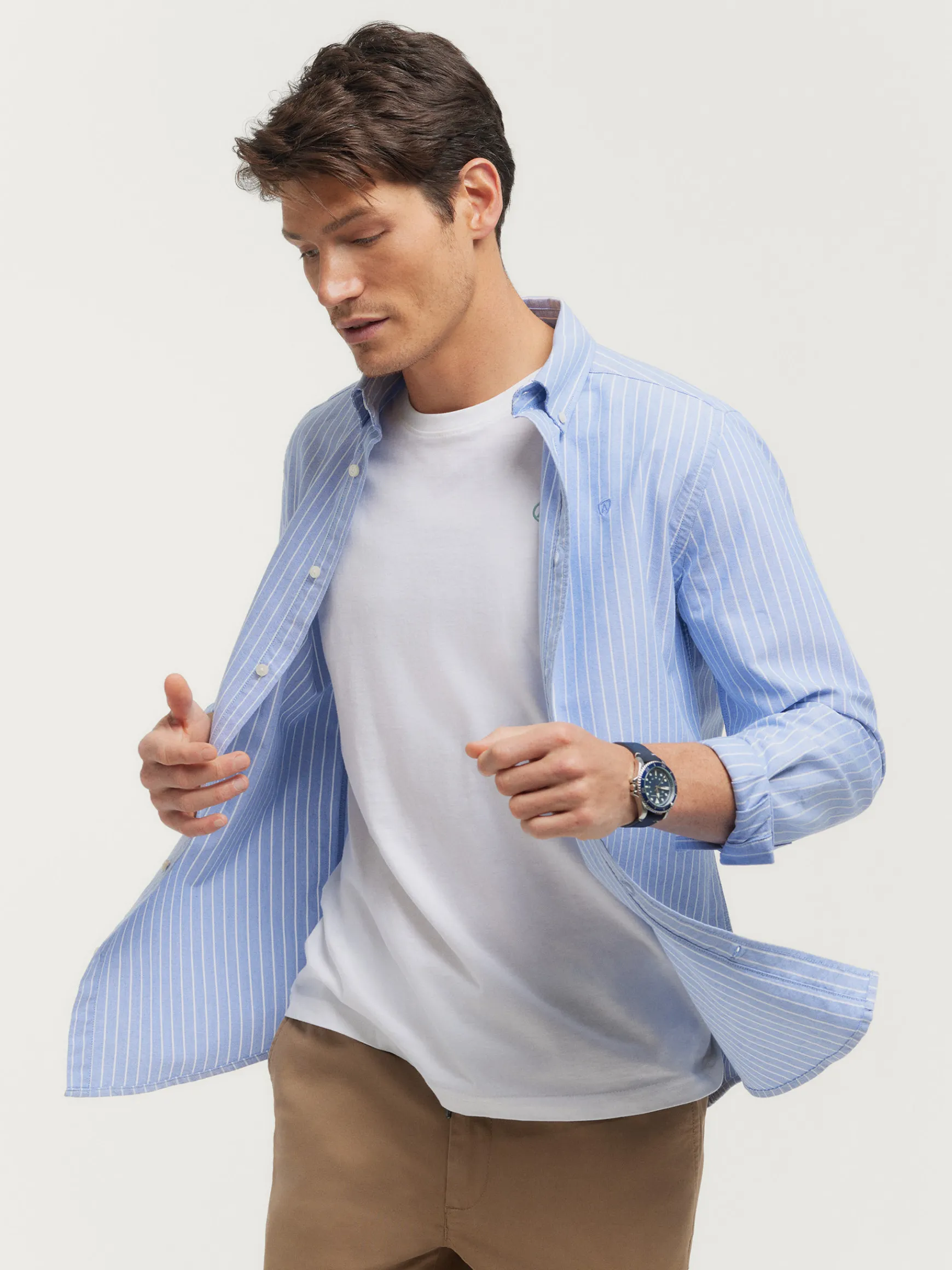 CAMISA OXFORD CLUB-Alvaro Moreno