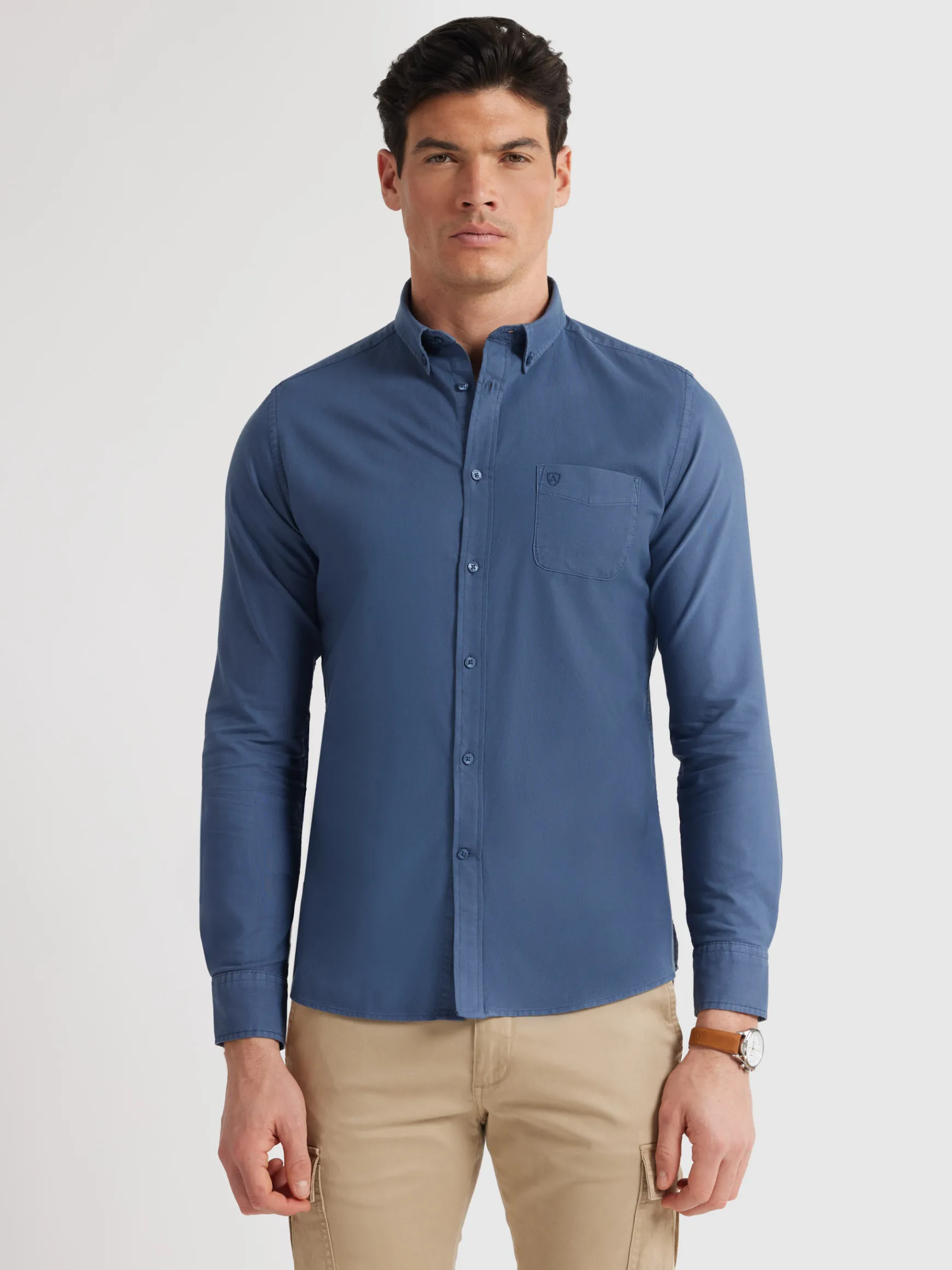 CAMISA OXFORD POCKET DYE-Alvaro Moreno Best