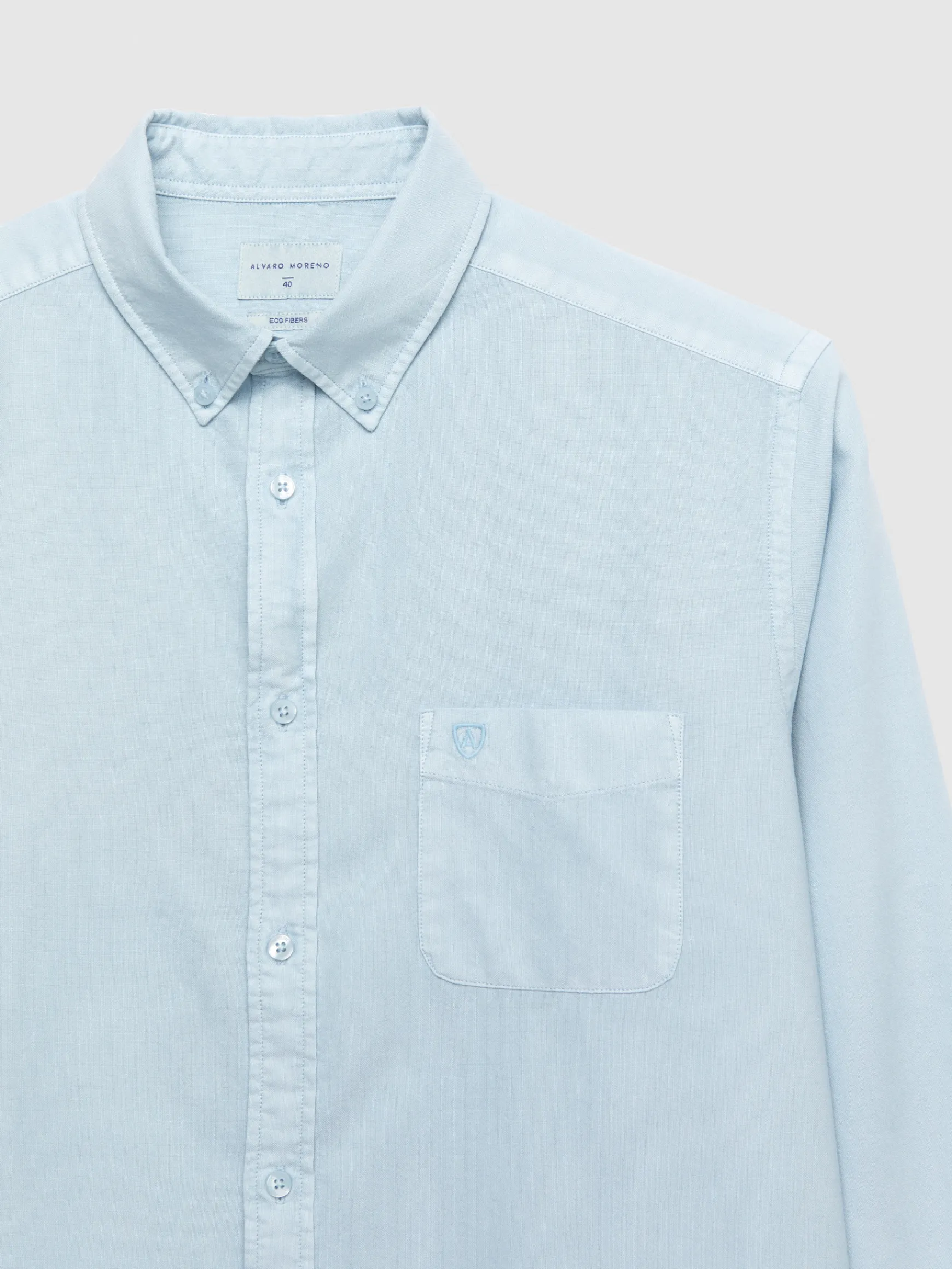 CAMISA OXFORD POCKET DYE-Alvaro Moreno Sale