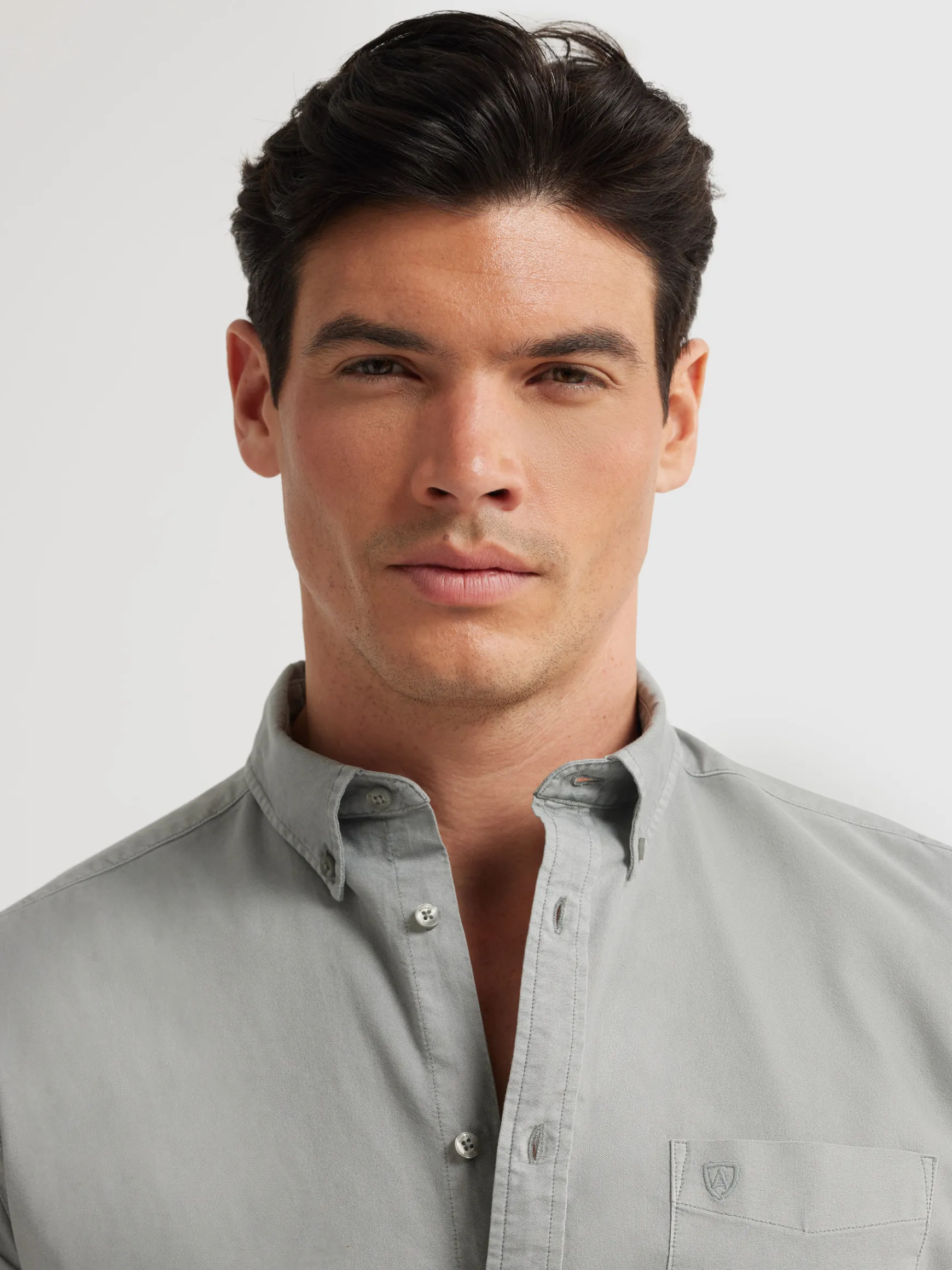 CAMISA OXFORD POCKET DYE-Alvaro Moreno New