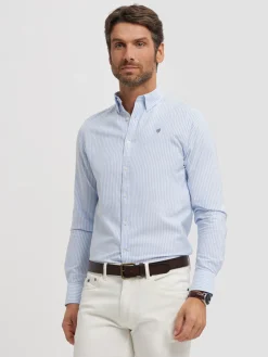 CAMISA OXFORD RAYAS BASIC-Alvaro Moreno Best