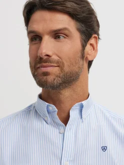 CAMISA OXFORD RAYAS BASIC-Alvaro Moreno Best