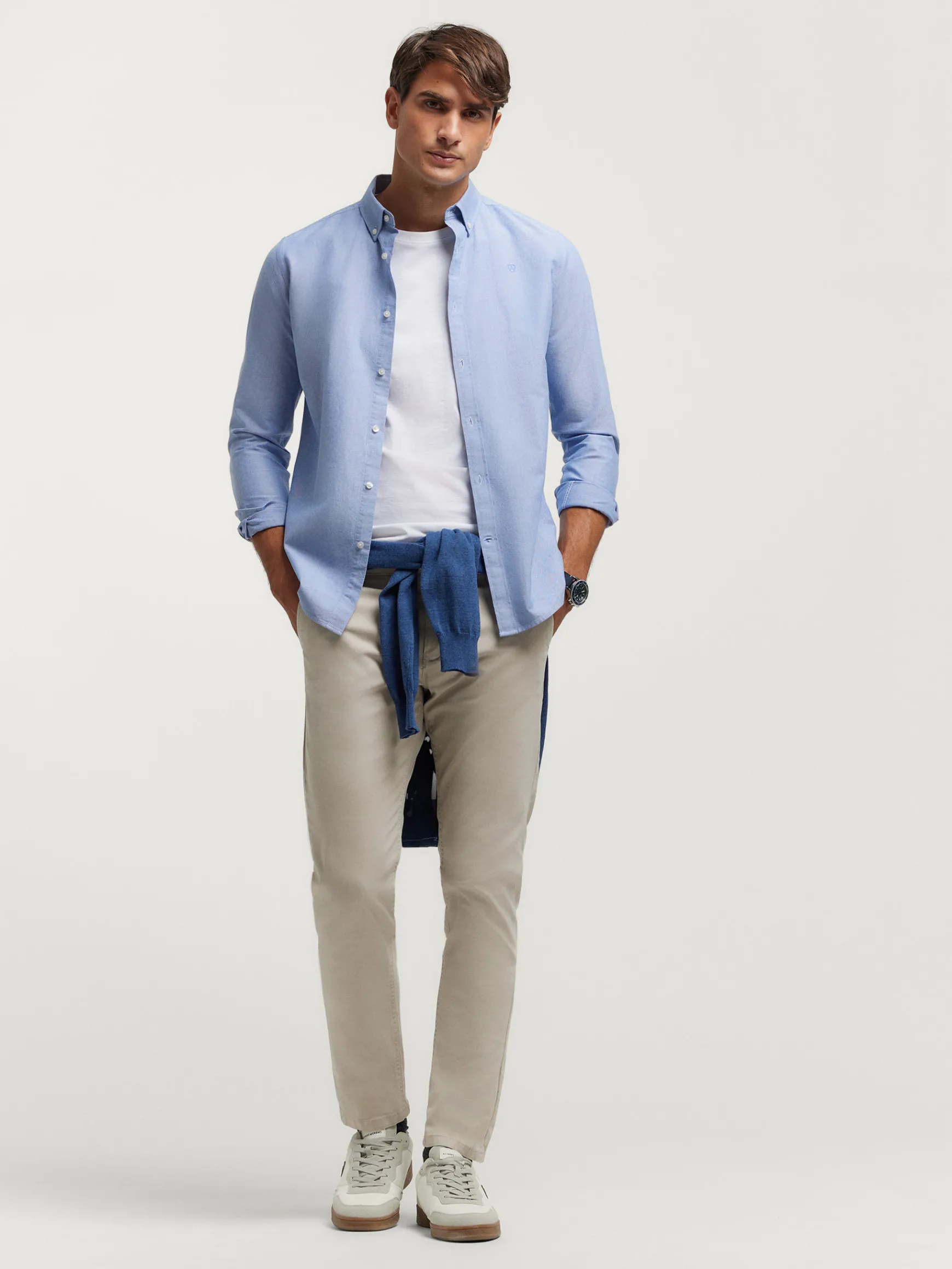 CAMISA OXFORD SOLID-Alvaro Moreno