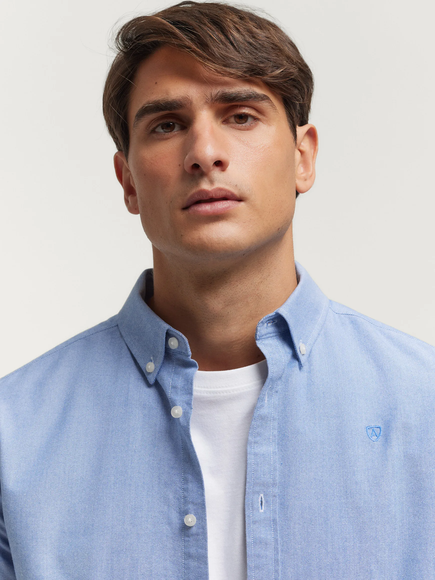 CAMISA OXFORD SOLID-Alvaro Moreno