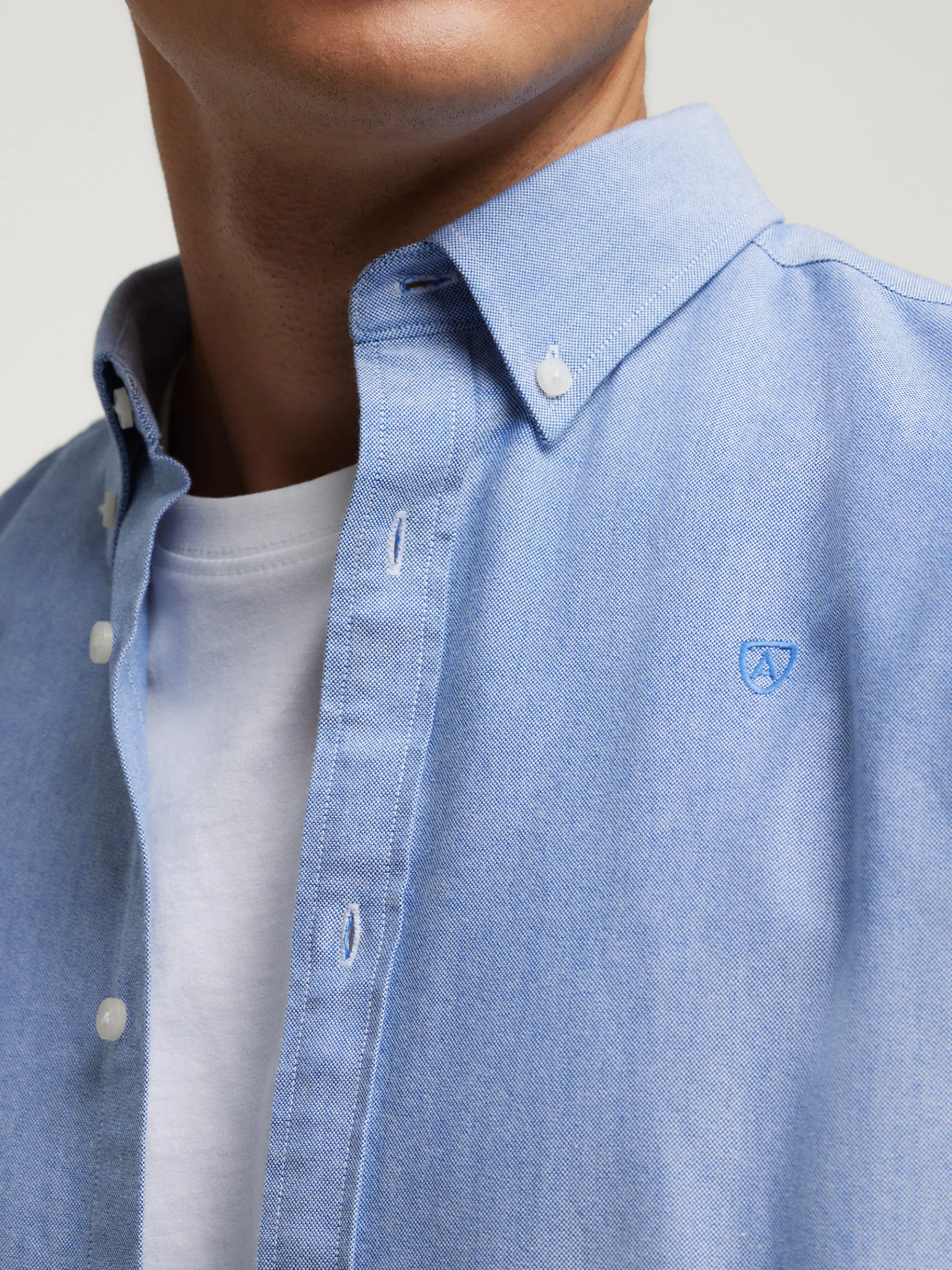 CAMISA OXFORD SOLID-Alvaro Moreno