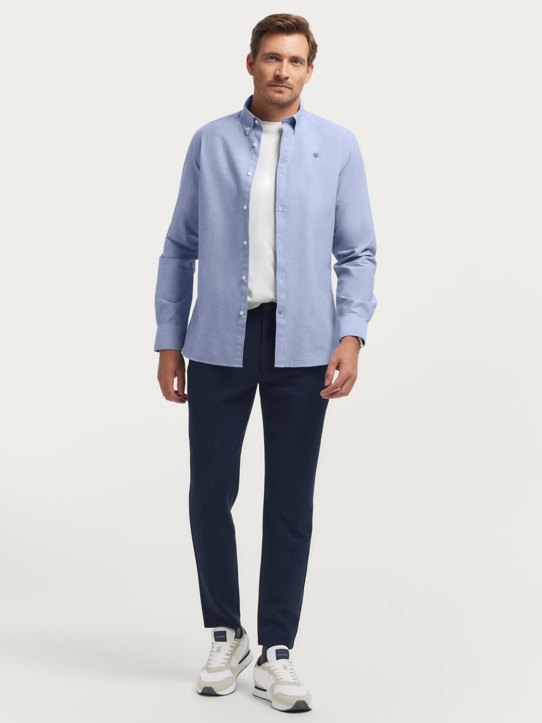 CAMISA OXFORD SOLID-Alvaro Moreno