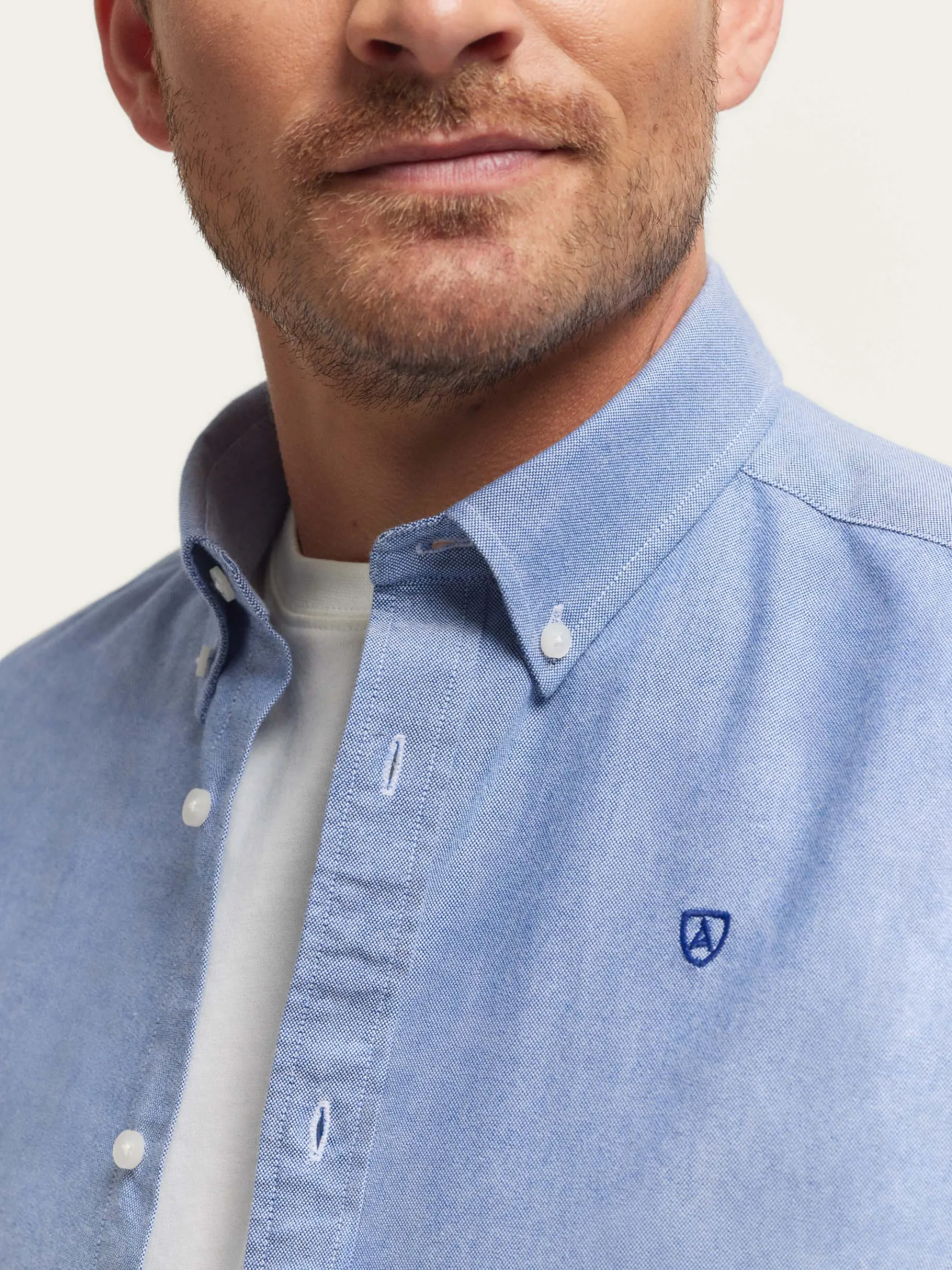 CAMISA OXFORD SOLID-Alvaro Moreno