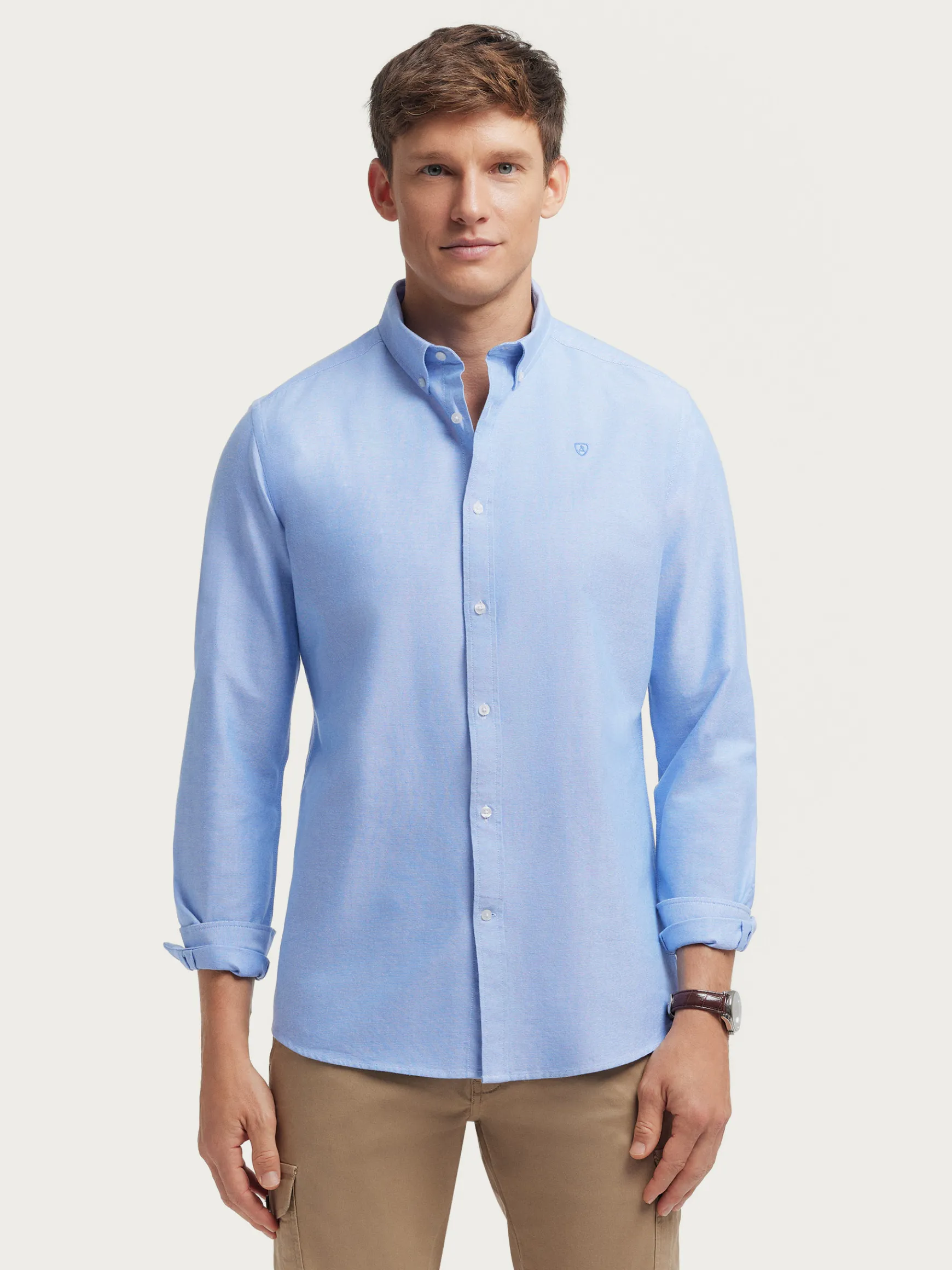 CAMISA OXFORD SOLID-Alvaro Moreno New