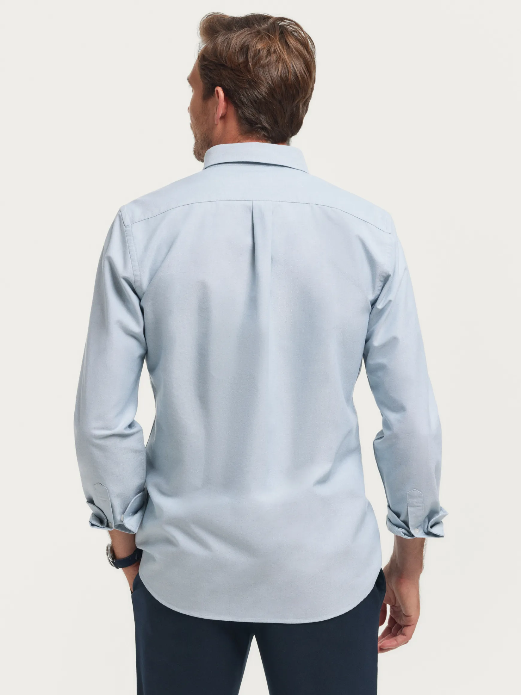 CAMISA OXFORD SOLID-Alvaro Moreno Best