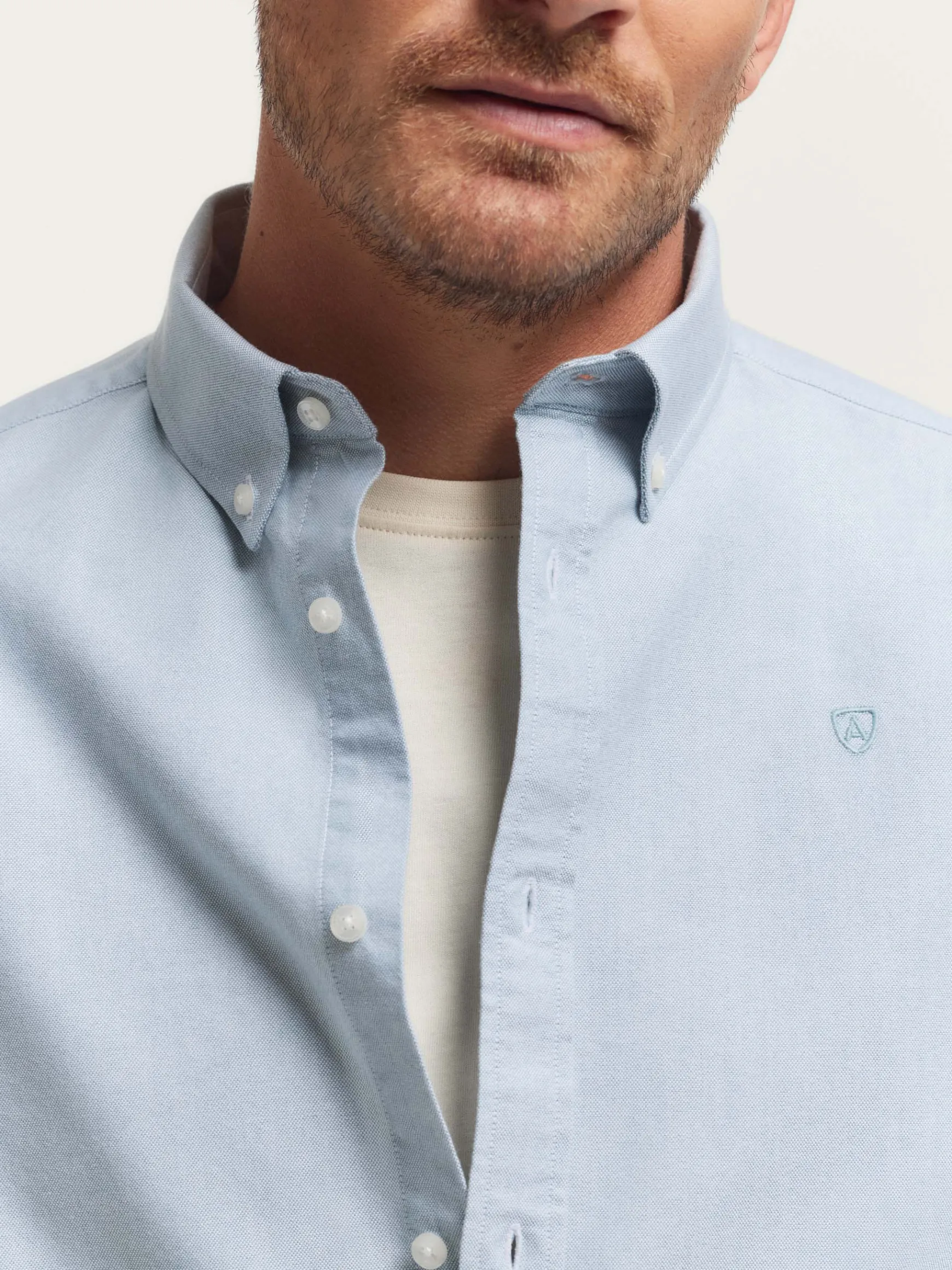 CAMISA OXFORD SOLID-Alvaro Moreno Best