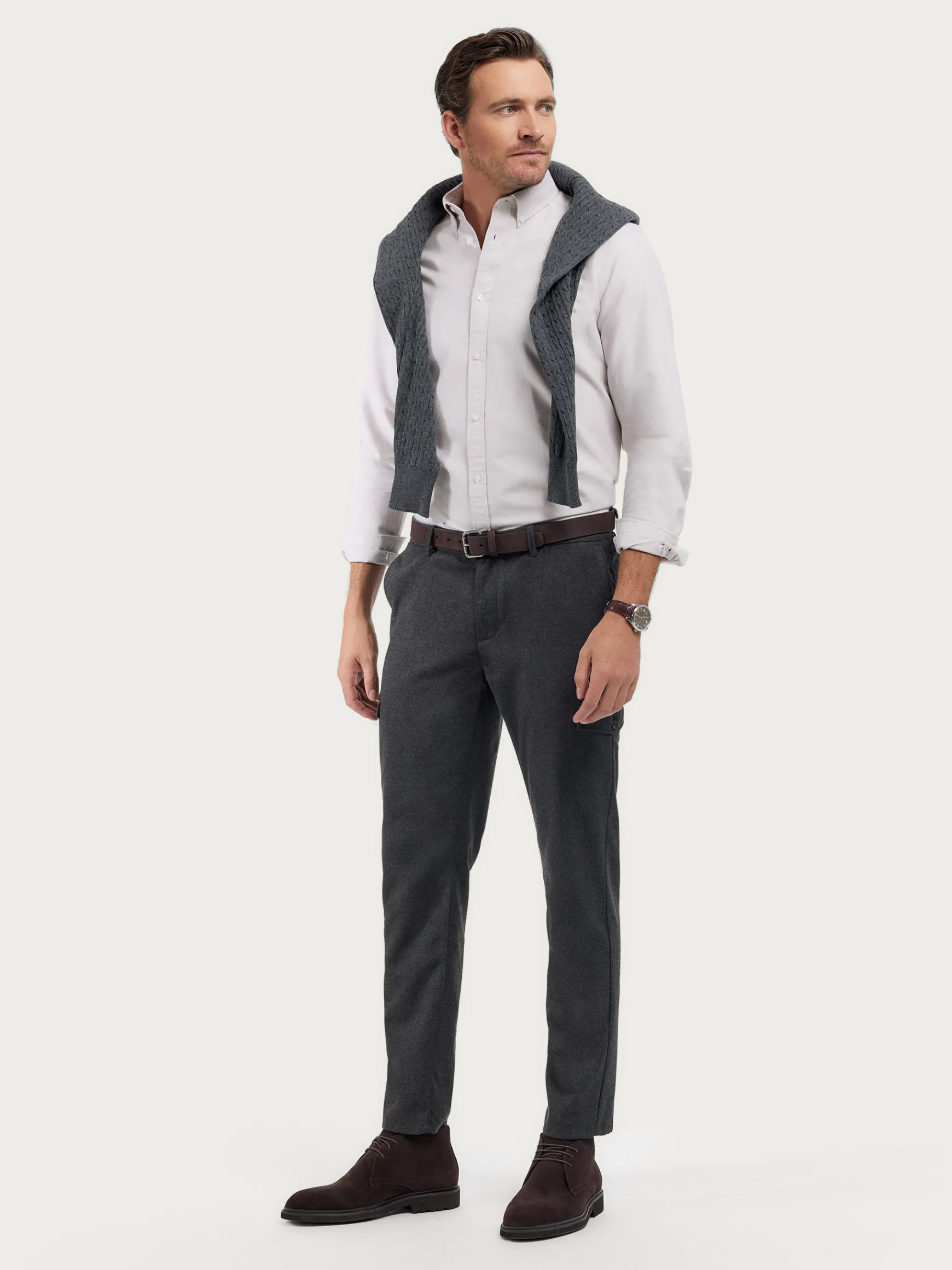 CAMISA OXFORD SOLID-Alvaro Moreno Sale