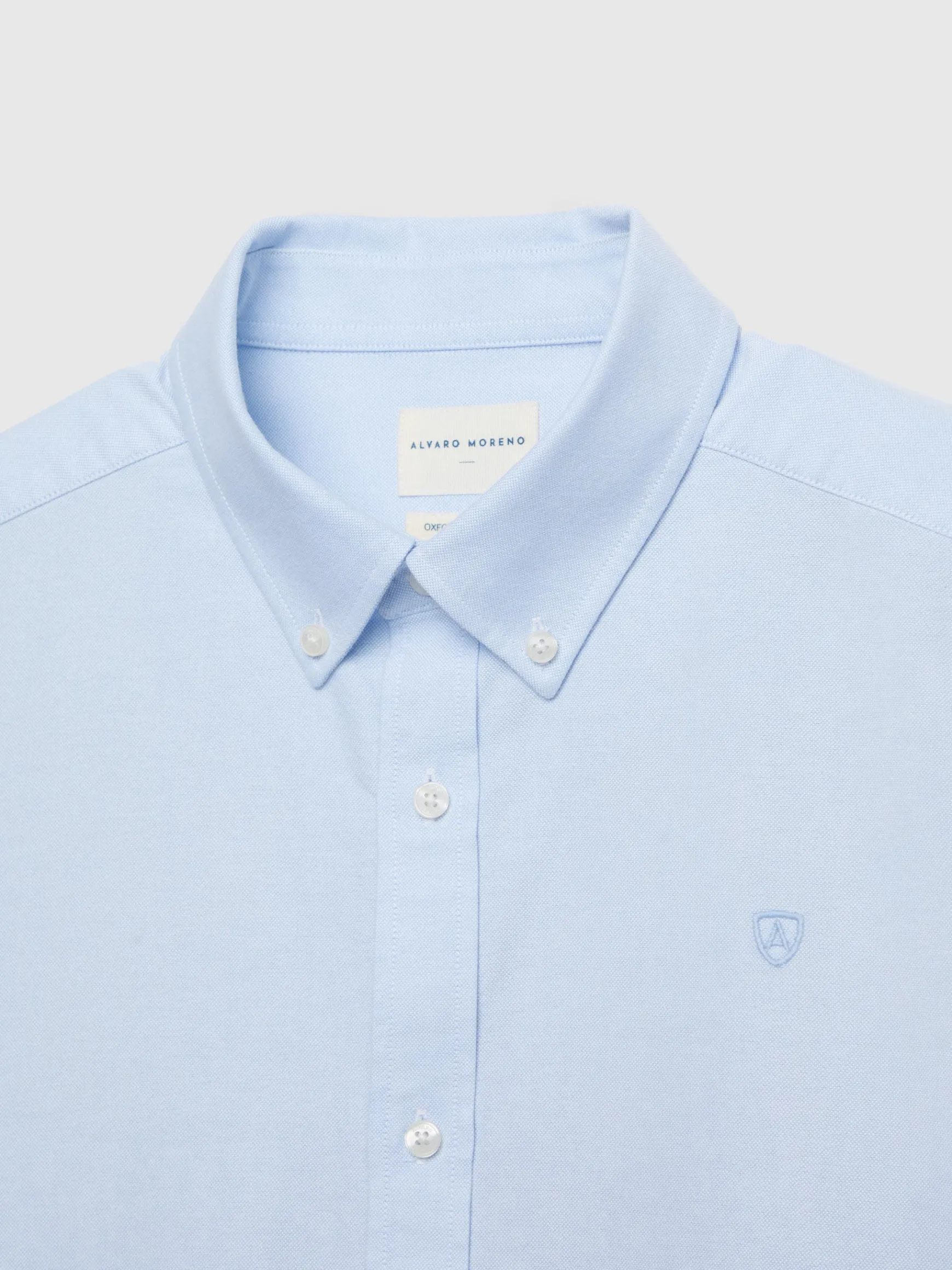 CAMISA OXFORD SOLID-Alvaro Moreno Best