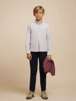 CAMISA OXFORD SOLID KIDS-Alvaro Moreno Clearance