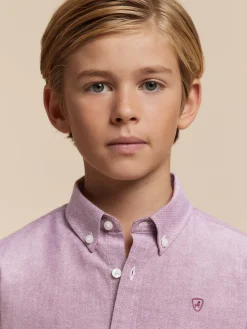 CAMISA OXFORD SOLID KIDS-Alvaro Moreno Clearance
