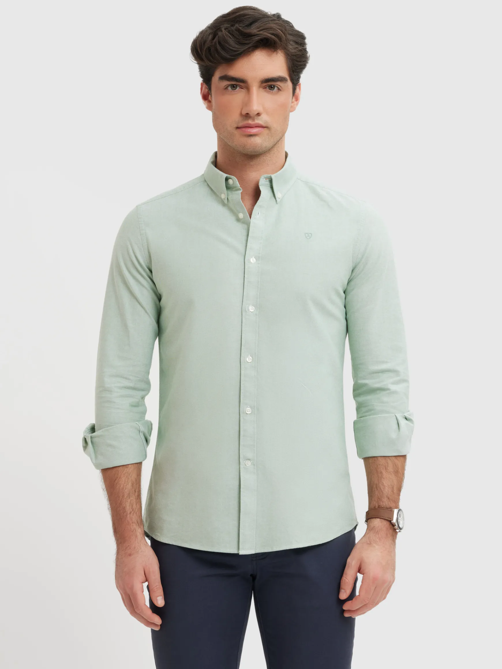 CAMISA OXFORD SOLID-Alvaro Moreno Discount