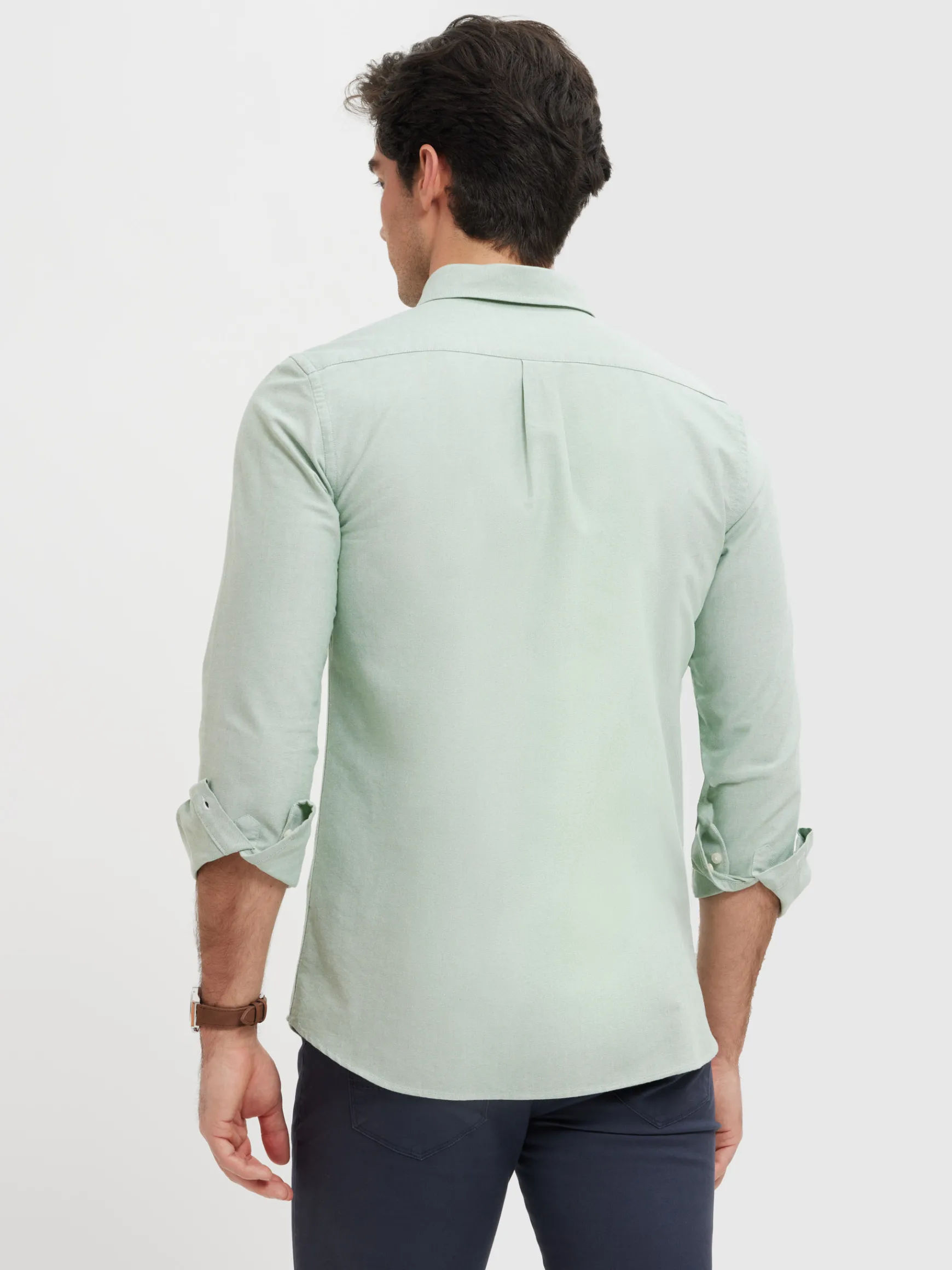 CAMISA OXFORD SOLID-Alvaro Moreno Discount