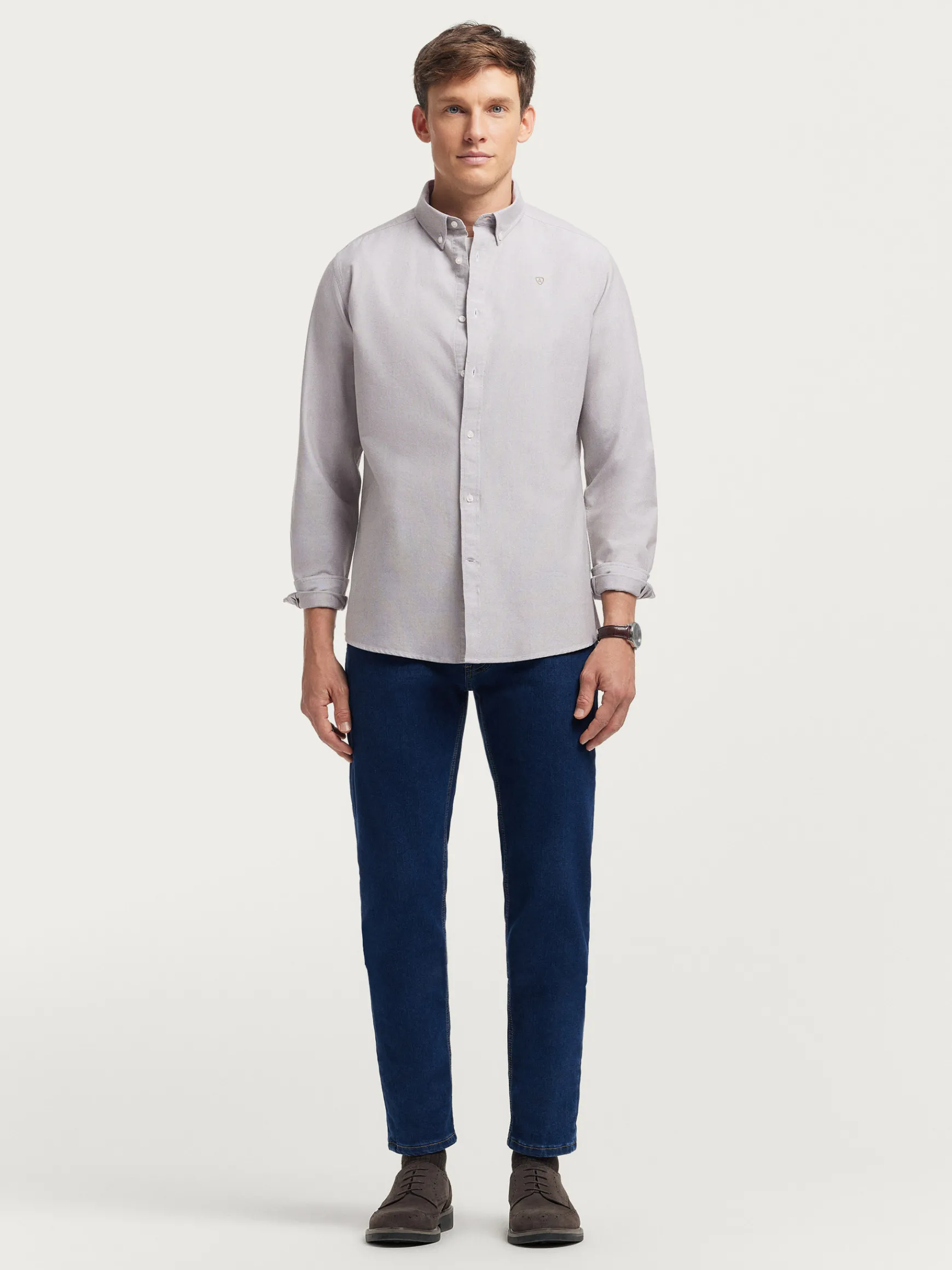 CAMISA OXFORD SOLID-Alvaro Moreno Outlet