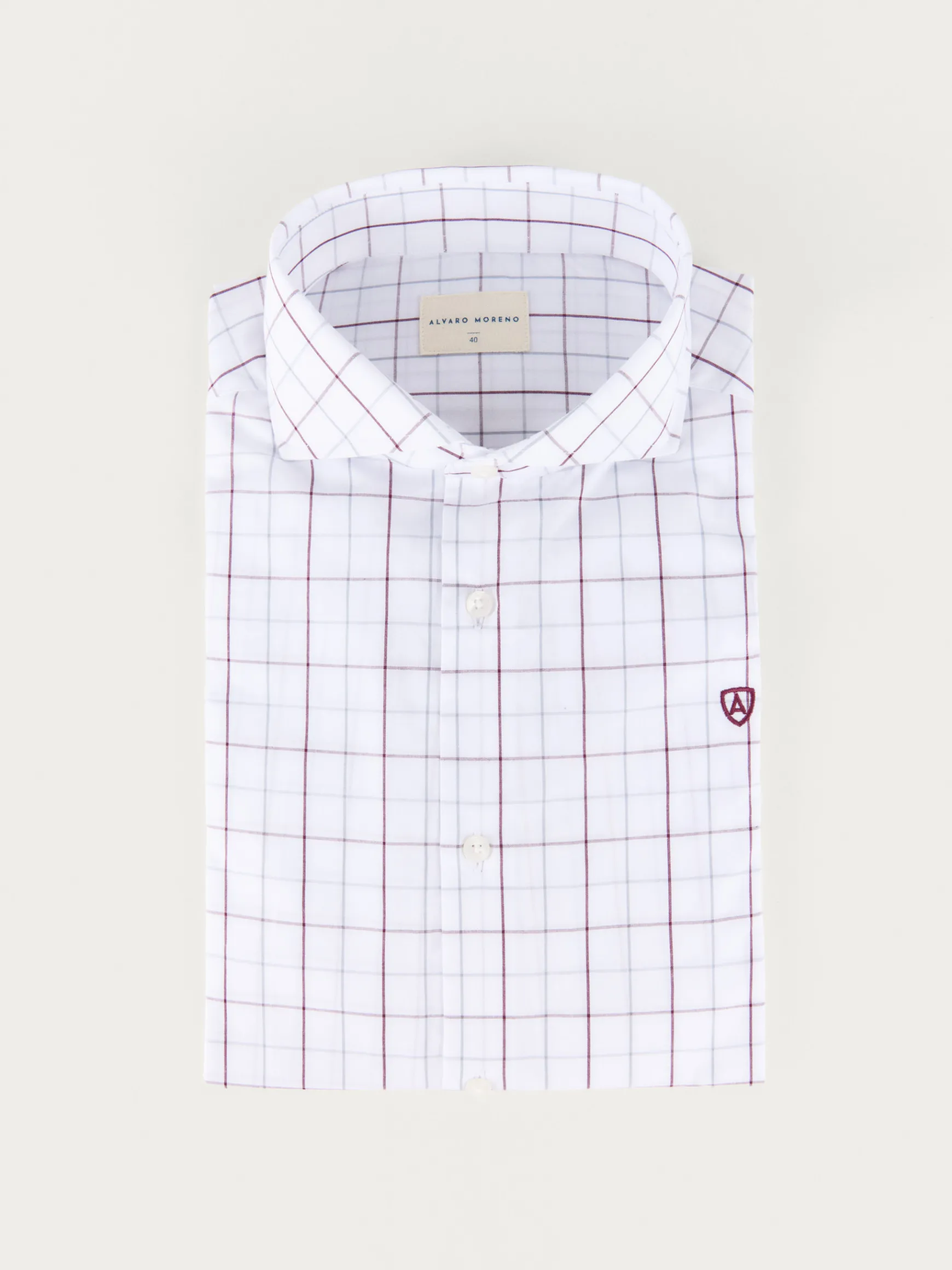 CAMISA POPELIN CUADROS-Alvaro Moreno Sale