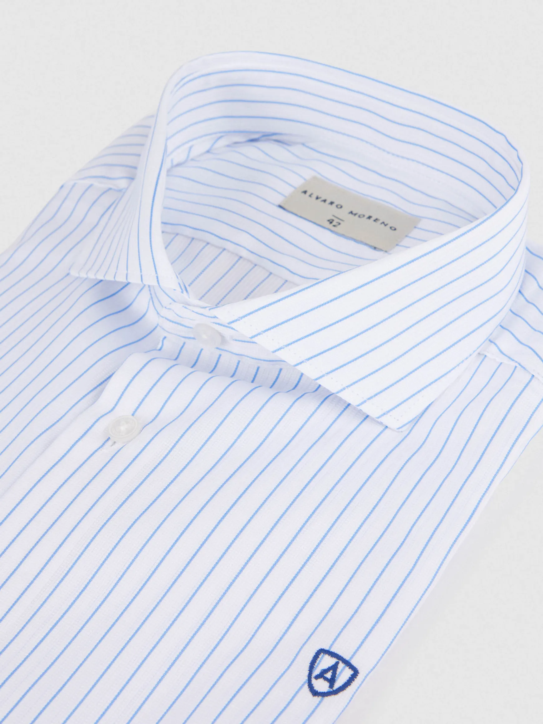 CAMISA RAYAS ESTRUCTURA-Alvaro Moreno Best
