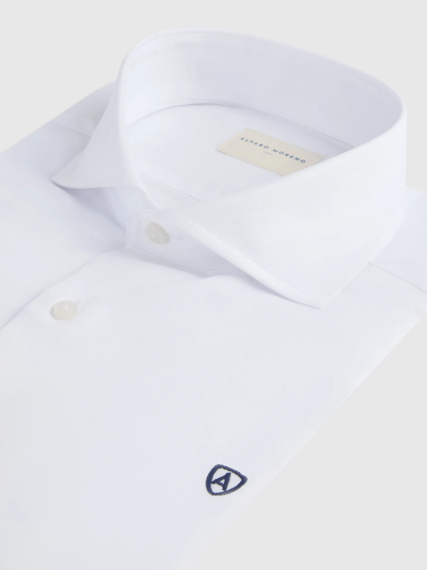 CAMISA VESTIR HERRINGBONE-Alvaro Moreno
