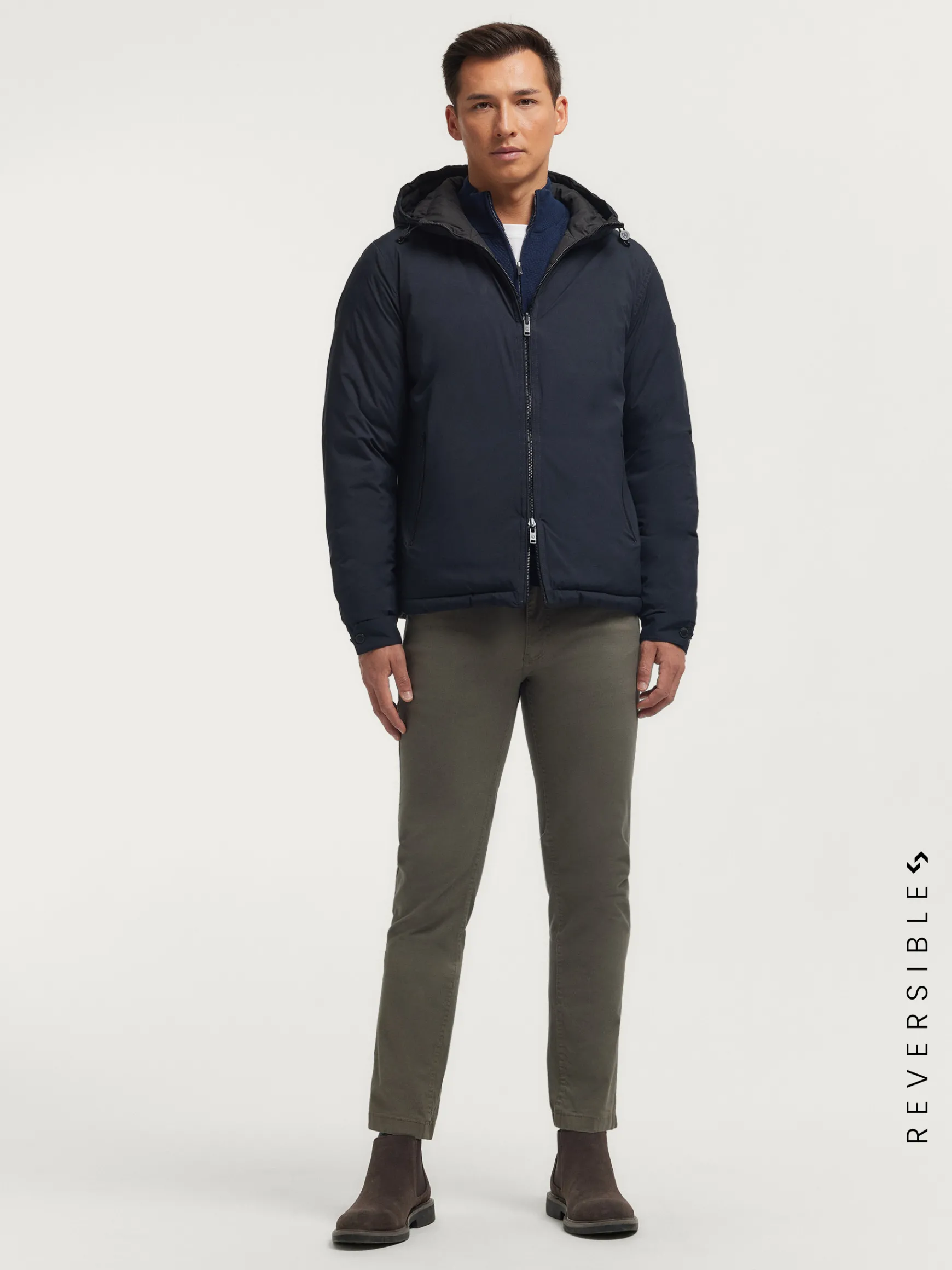 CAZADORA RATCHED REVERSIBLE | MARRÓN-Alvaro Moreno Discount