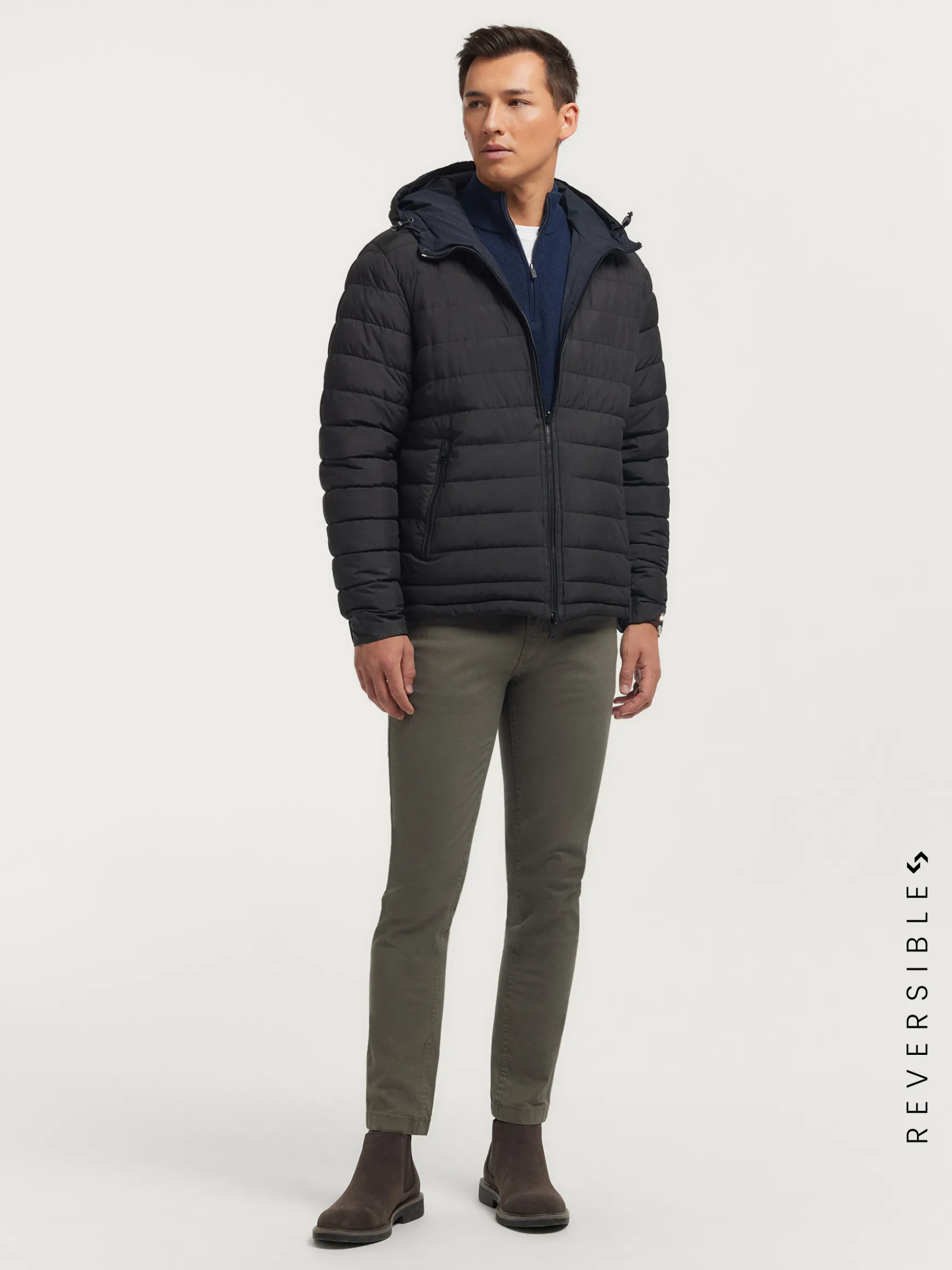 CAZADORA RATCHED REVERSIBLE | MARRÓN-Alvaro Moreno Discount