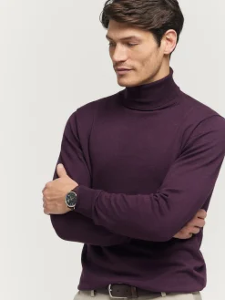JERSEY ROLL COLLAR BURDEOS-Alvaro Moreno Clearance