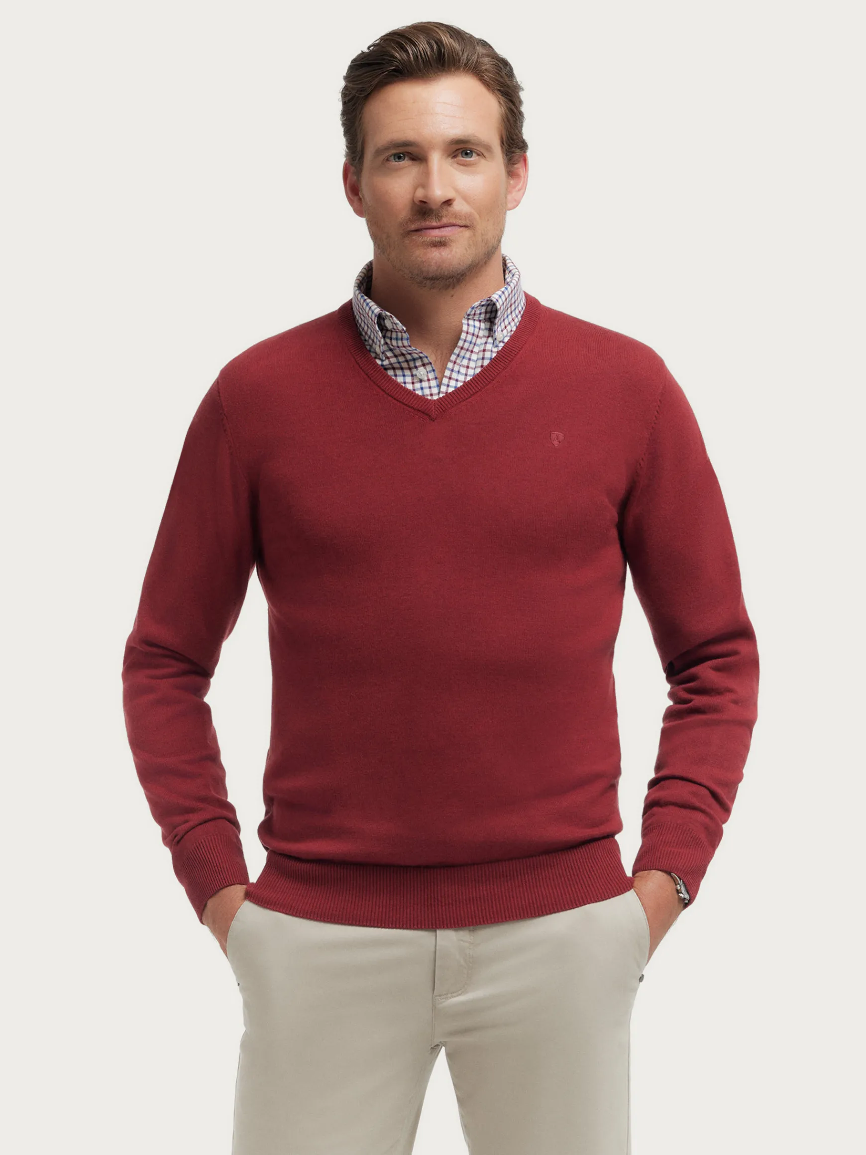 JERSEY V-NECK TRENDY-Alvaro Moreno Sale