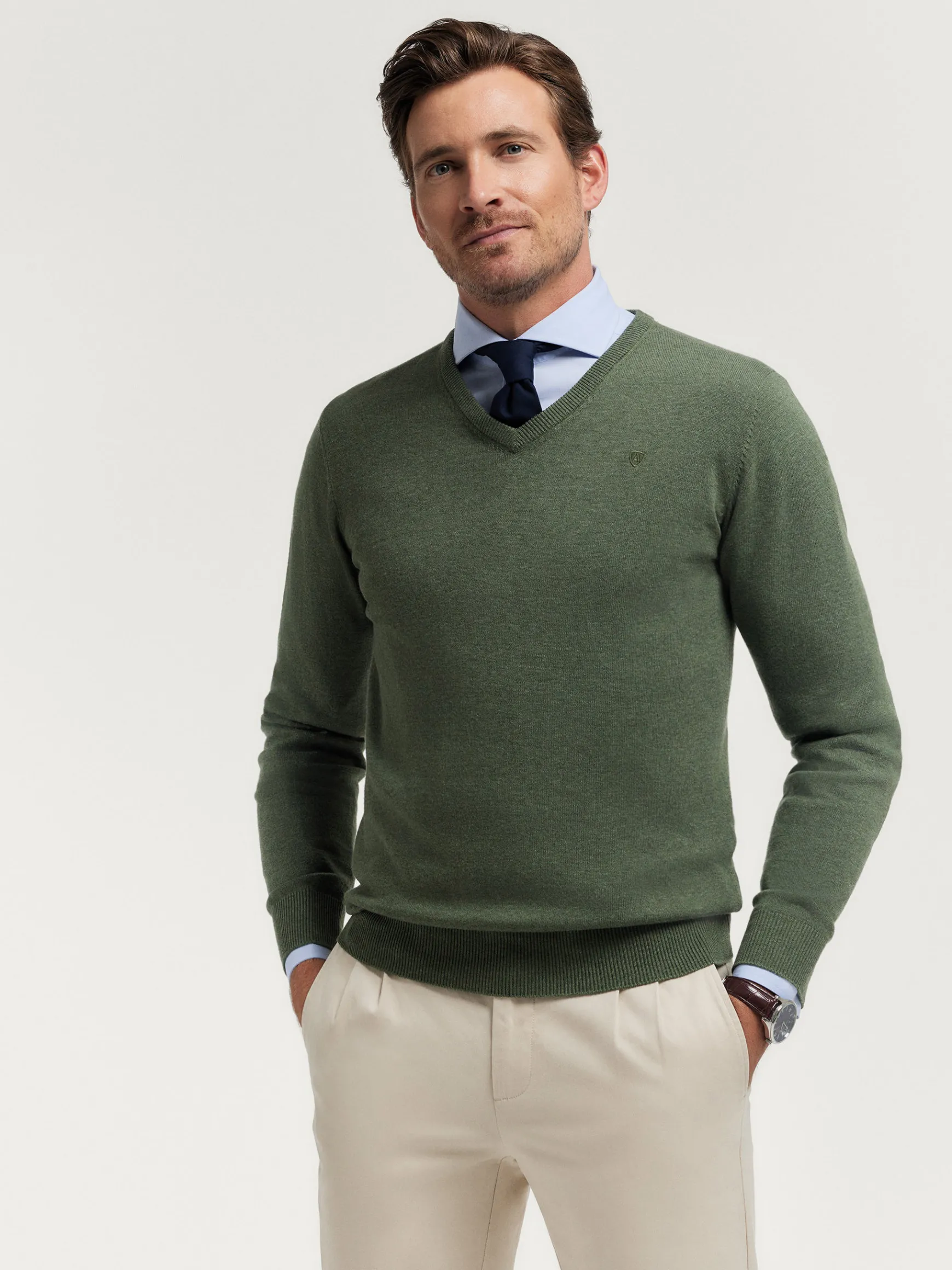 JERSEY V-NECK TRENDY-Alvaro Moreno Outlet