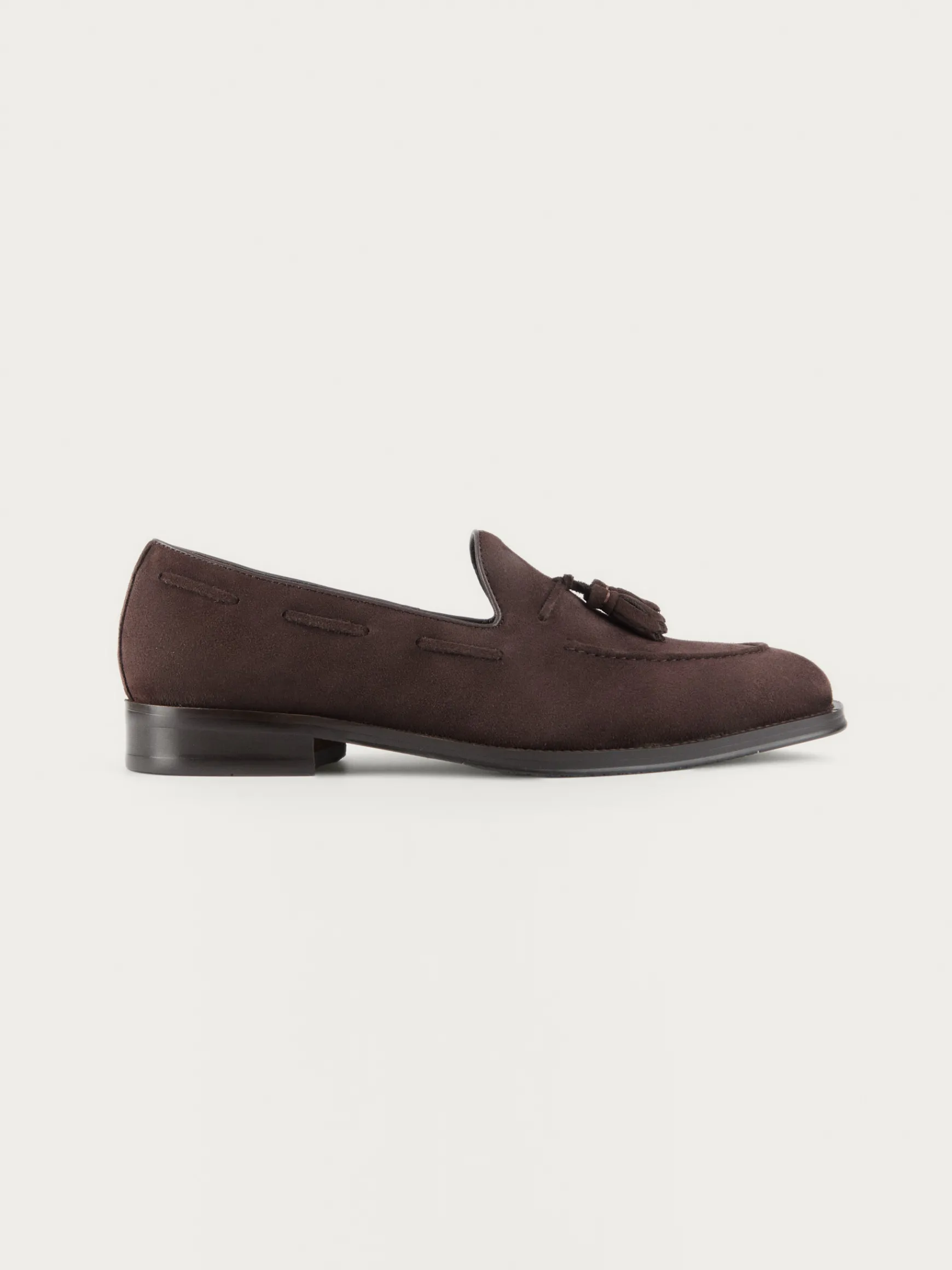 MOCASIN SERRAJE BORLAS MARRÓN-Alvaro Moreno New