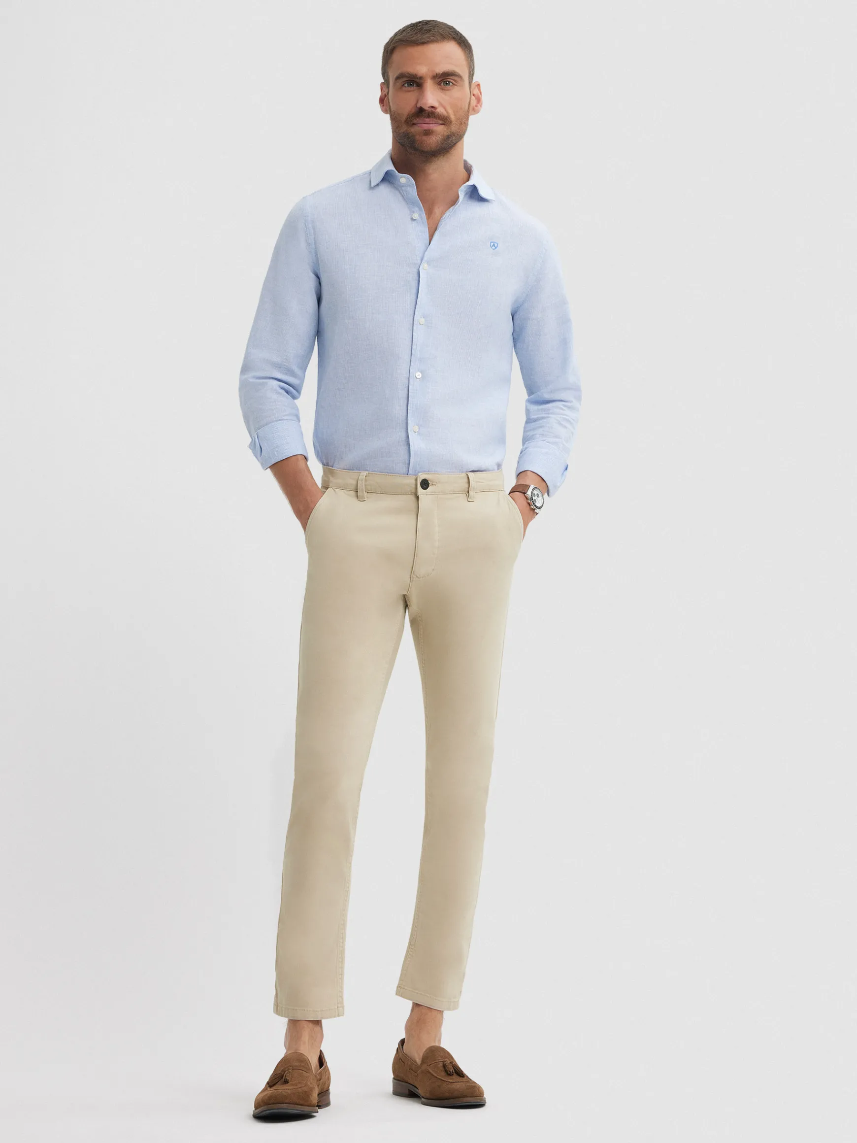 PANTALON CHINO SLIM FIT-Alvaro Moreno Outlet
