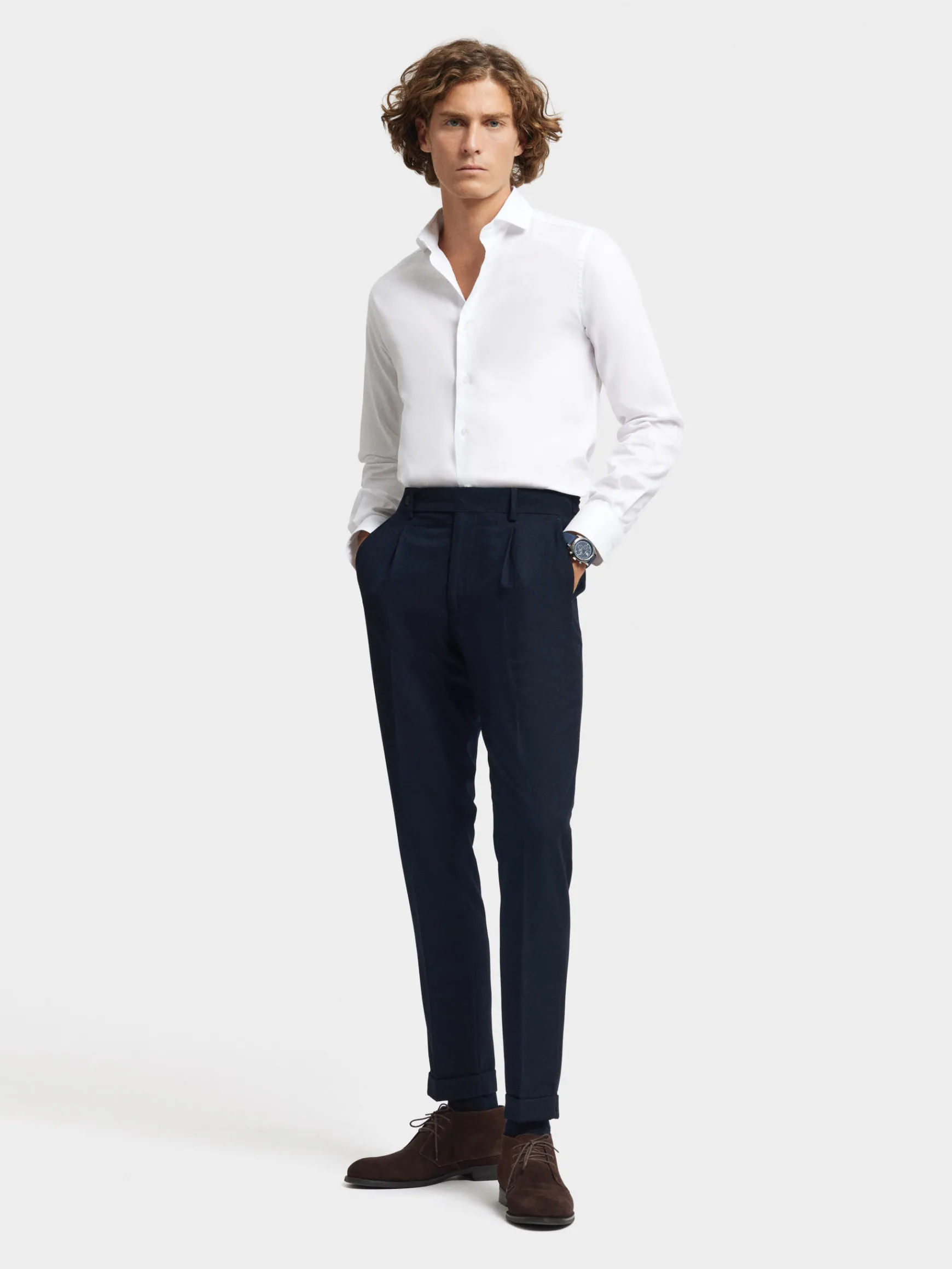 PANTALON CLASSIC TWILL-Alvaro Moreno New