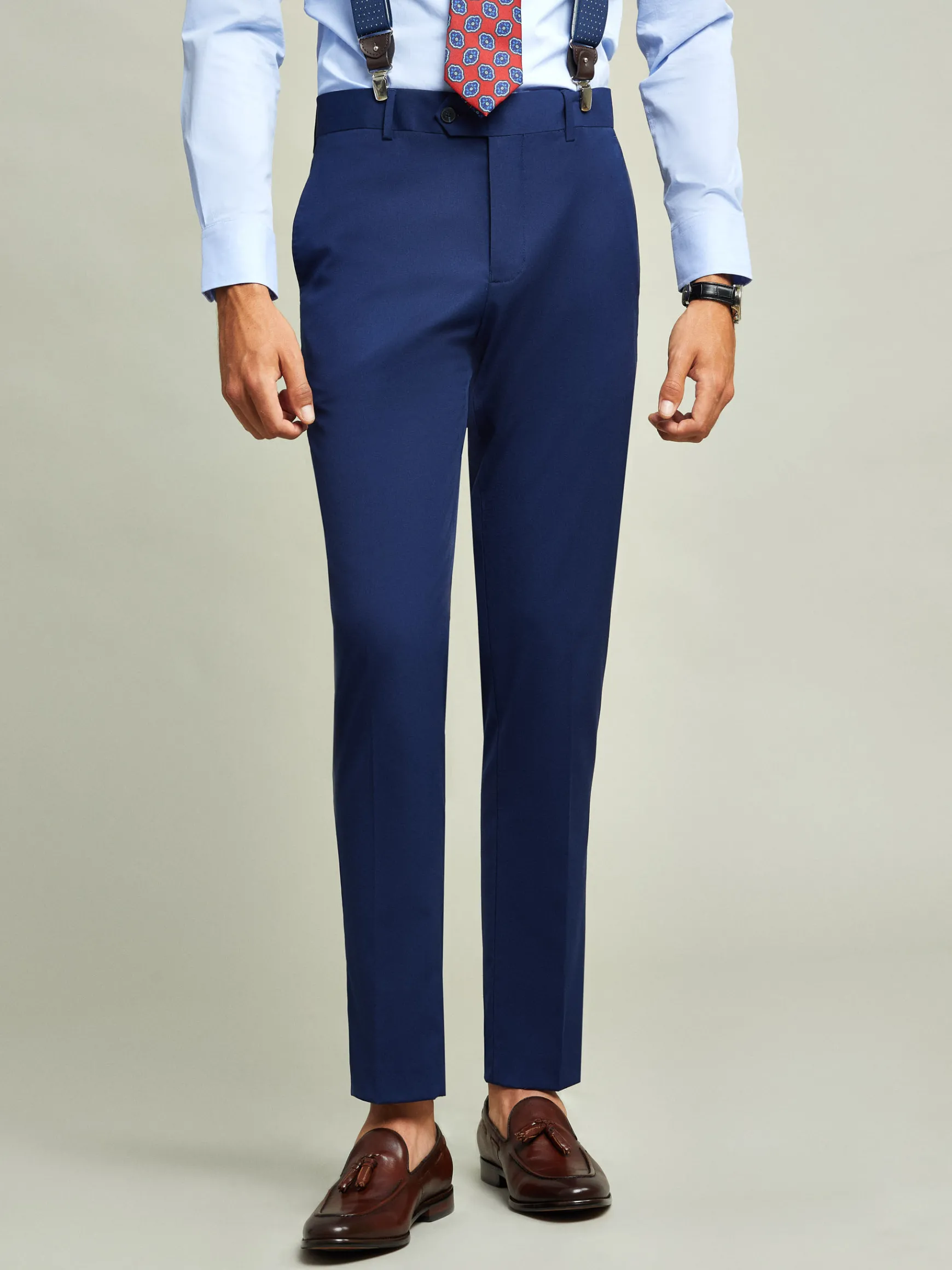 PANTALON PLAIN SLIM-Alvaro Moreno New