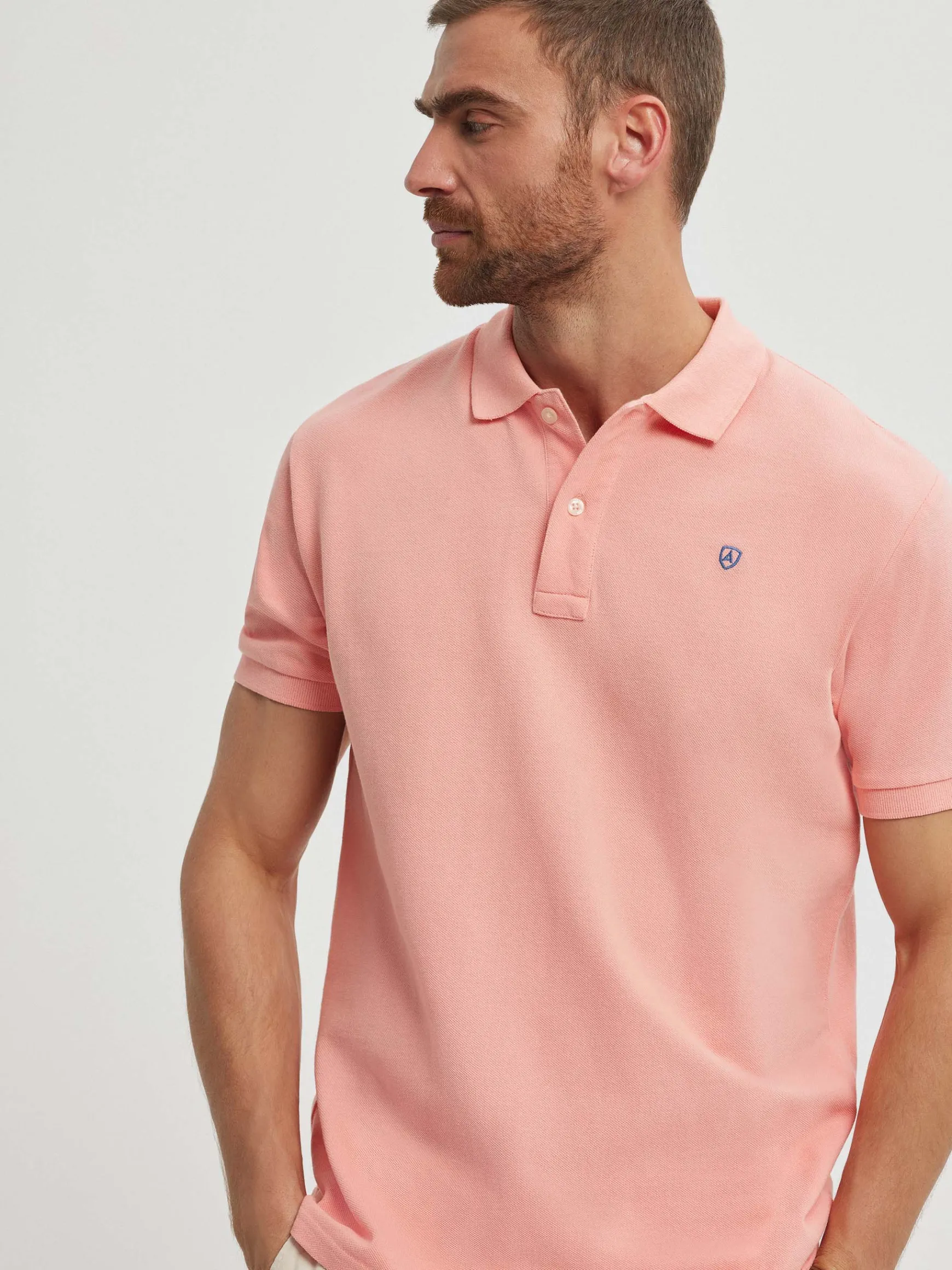 POLO BASIC SALMÓN-Alvaro Moreno