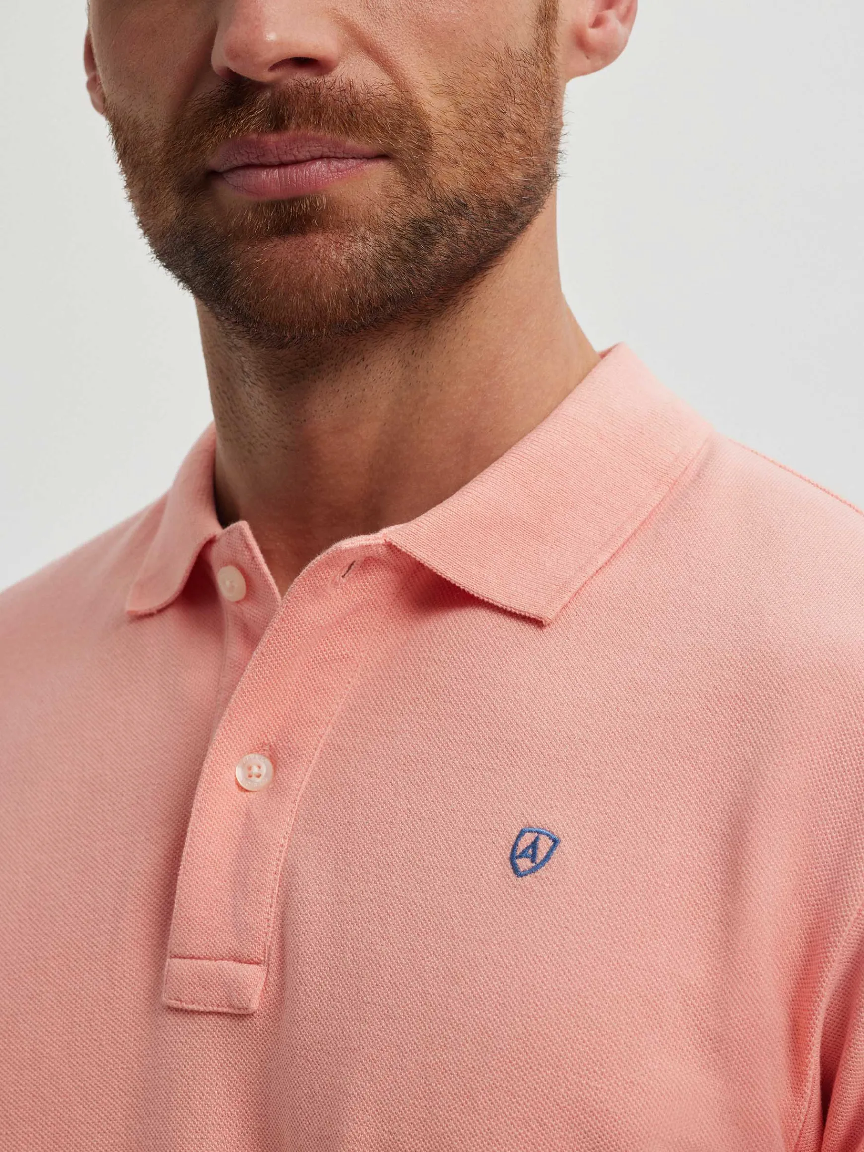 POLO BASIC SALMÓN-Alvaro Moreno