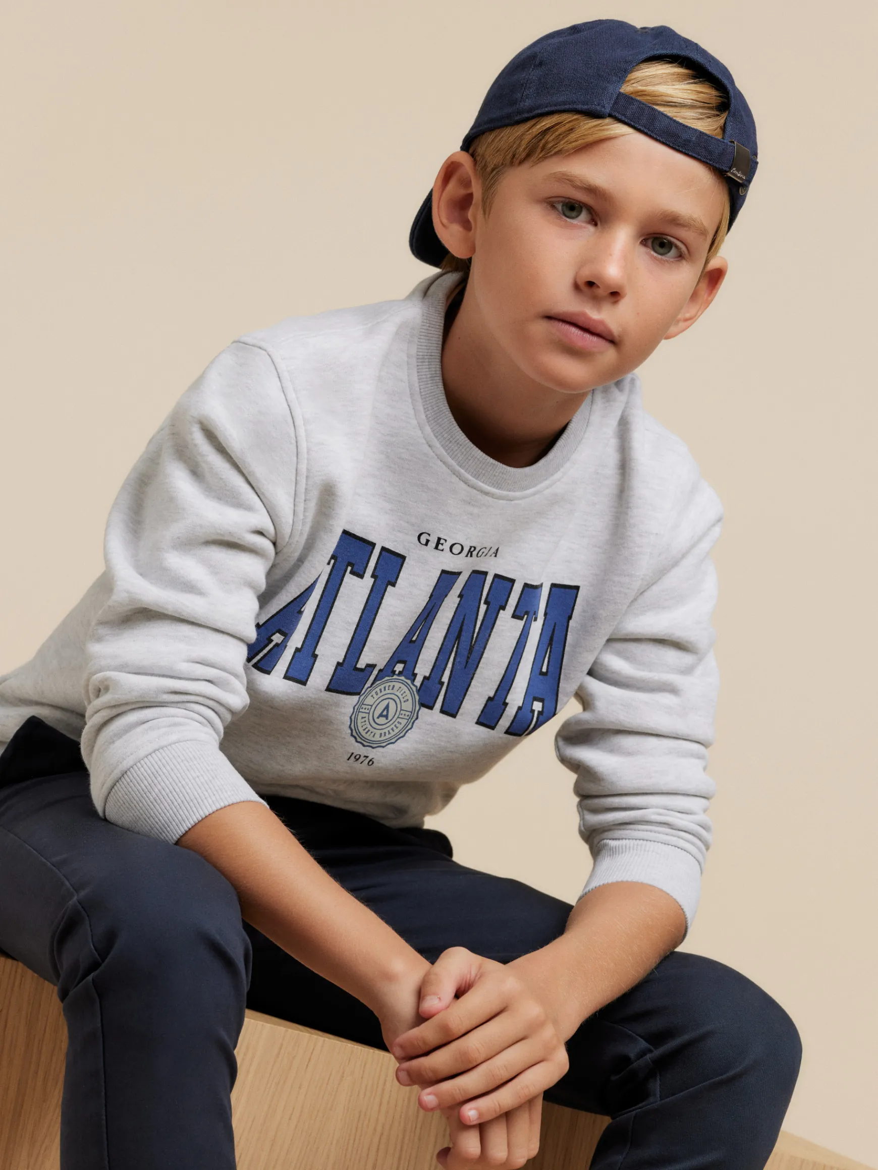 SUDADERA ATLANTA KIDS-Alvaro Moreno Best