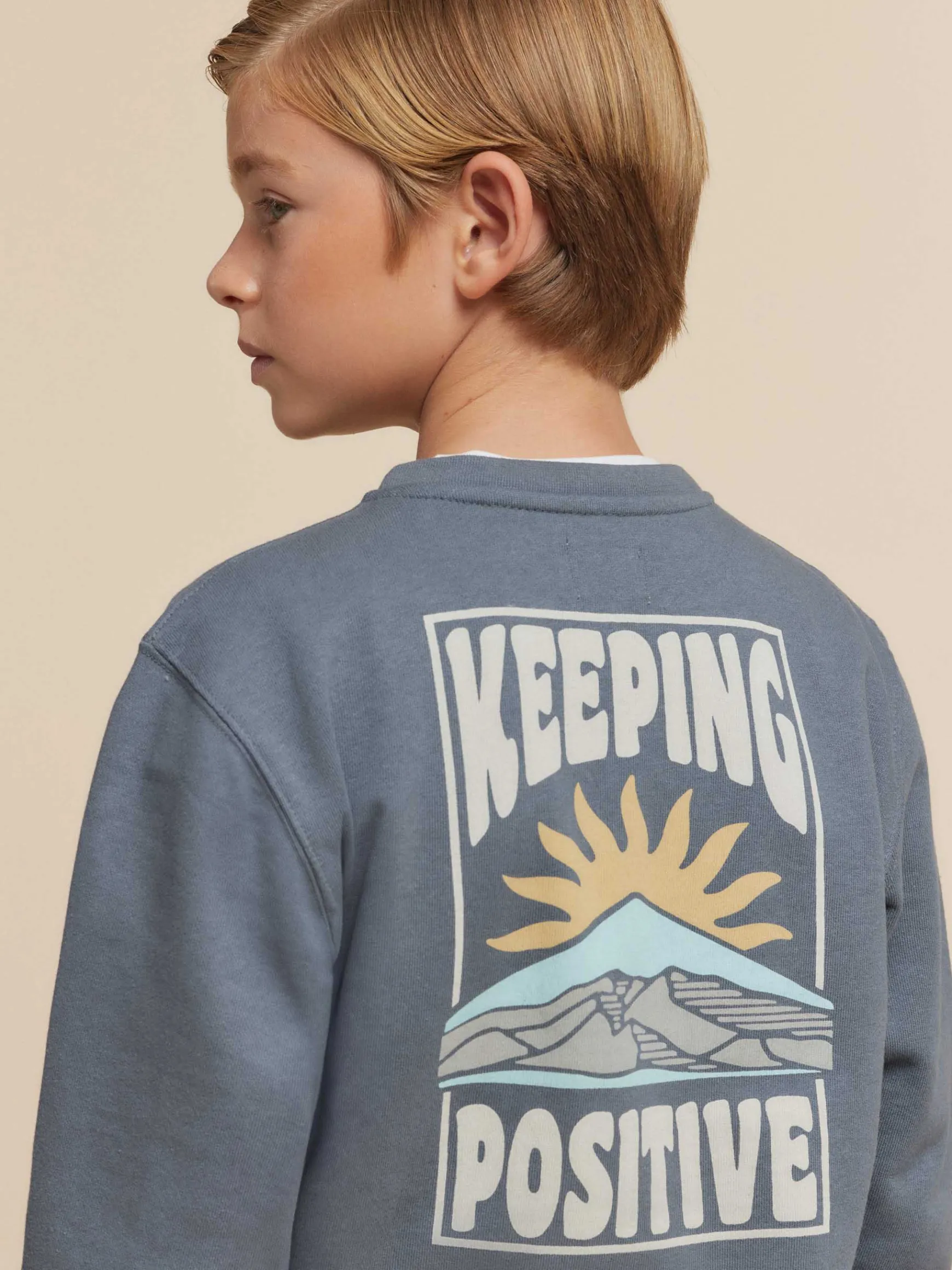 SUDADERA POSITIVE KIDS-Alvaro Moreno Clearance