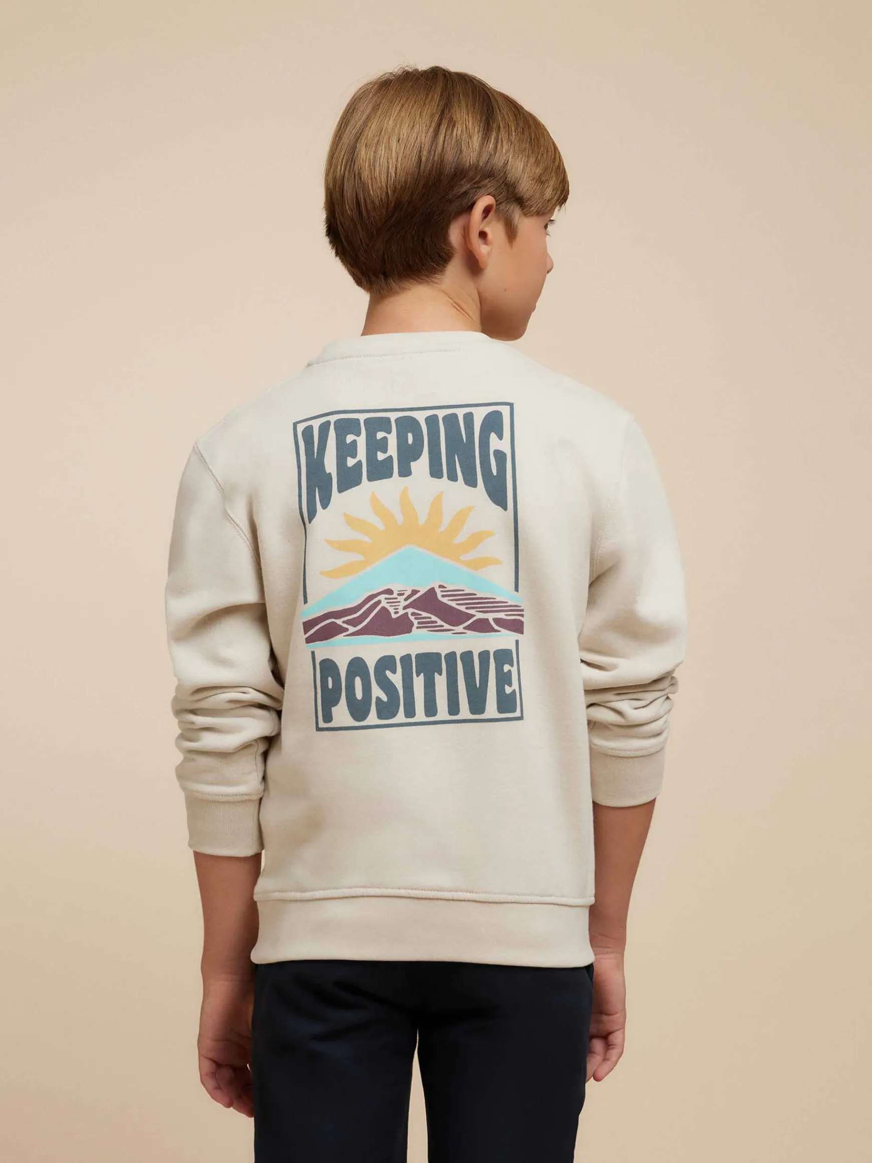 SUDADERA POSITIVE KIDS-Alvaro Moreno